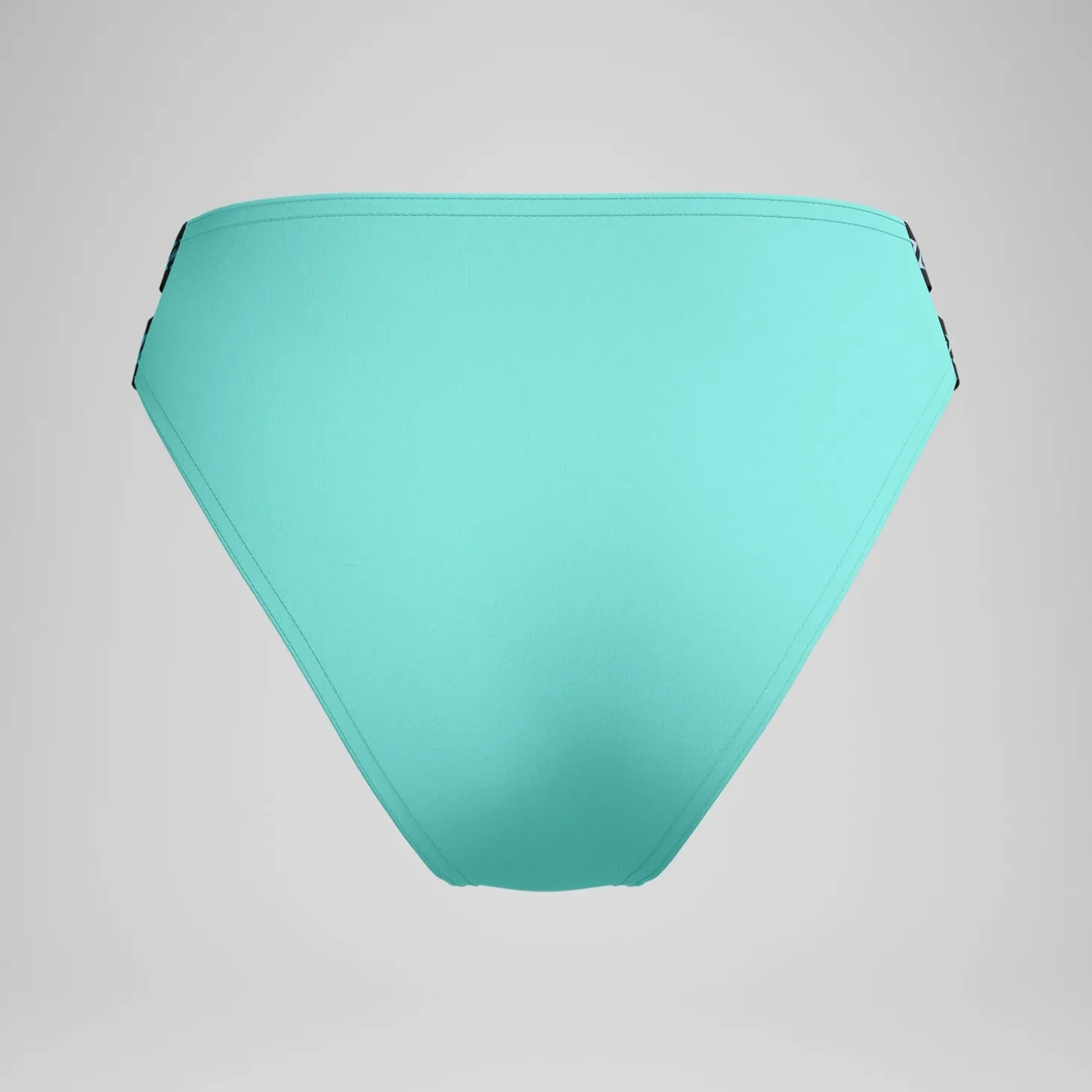 Store Bas de bikini Femme FLU3NTE Logo Elastic taille haute turquoise Femme Maillots 2 Pièces