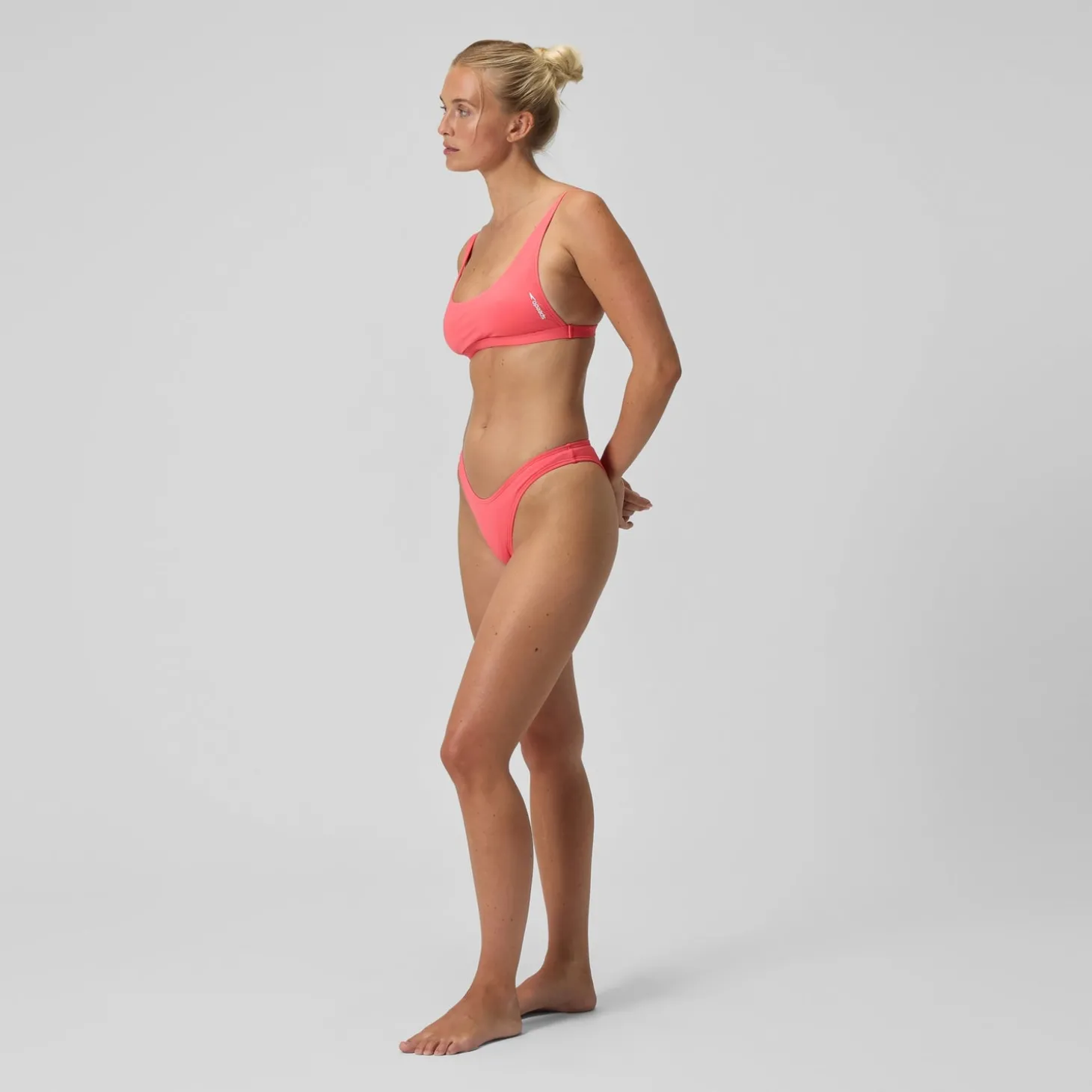 Discount Bas de bikini Femme FLU3NTE Scoop corail Femme Maillots 2 Pièces