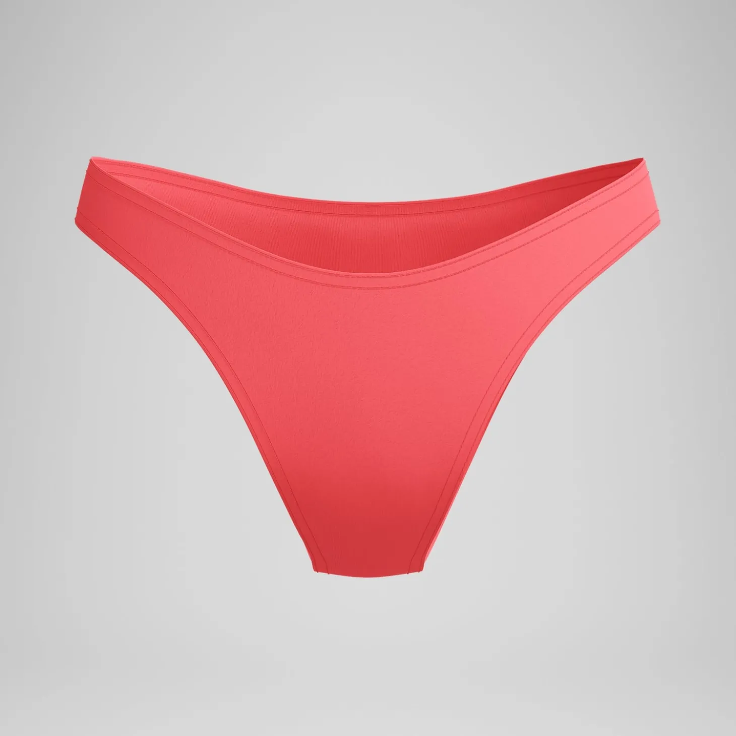 Discount Bas de bikini Femme FLU3NTE Scoop corail Femme Maillots 2 Pièces