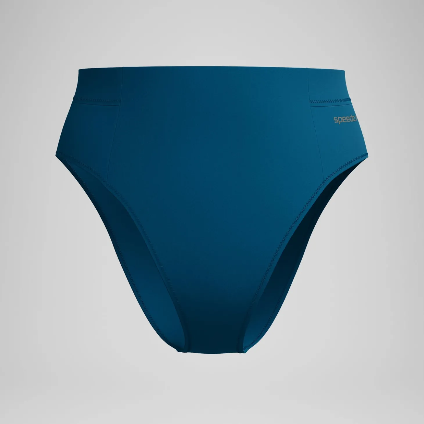 Discount Bas de bikini Femme Solid taille haute sarcelle foncé Femme Maillots 2 Pièces