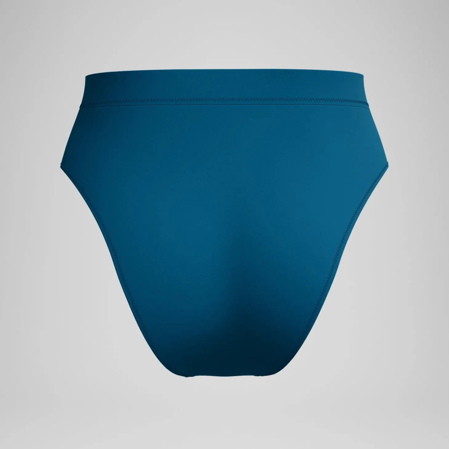 Discount Bas de bikini Femme Solid taille haute sarcelle foncé Femme Maillots 2 Pièces