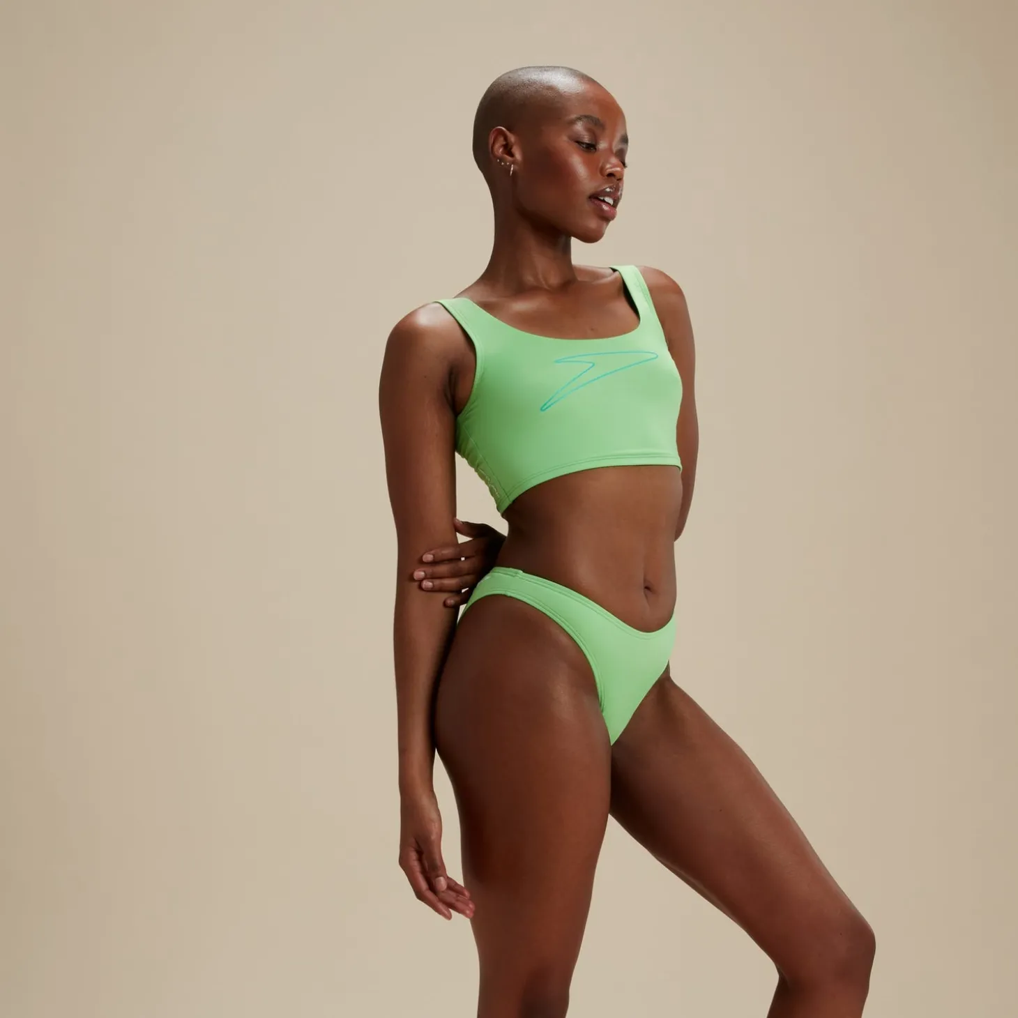 Flash Sale Bas de bikini FLU3NTE Vert Femme Maillots 2 Pièces