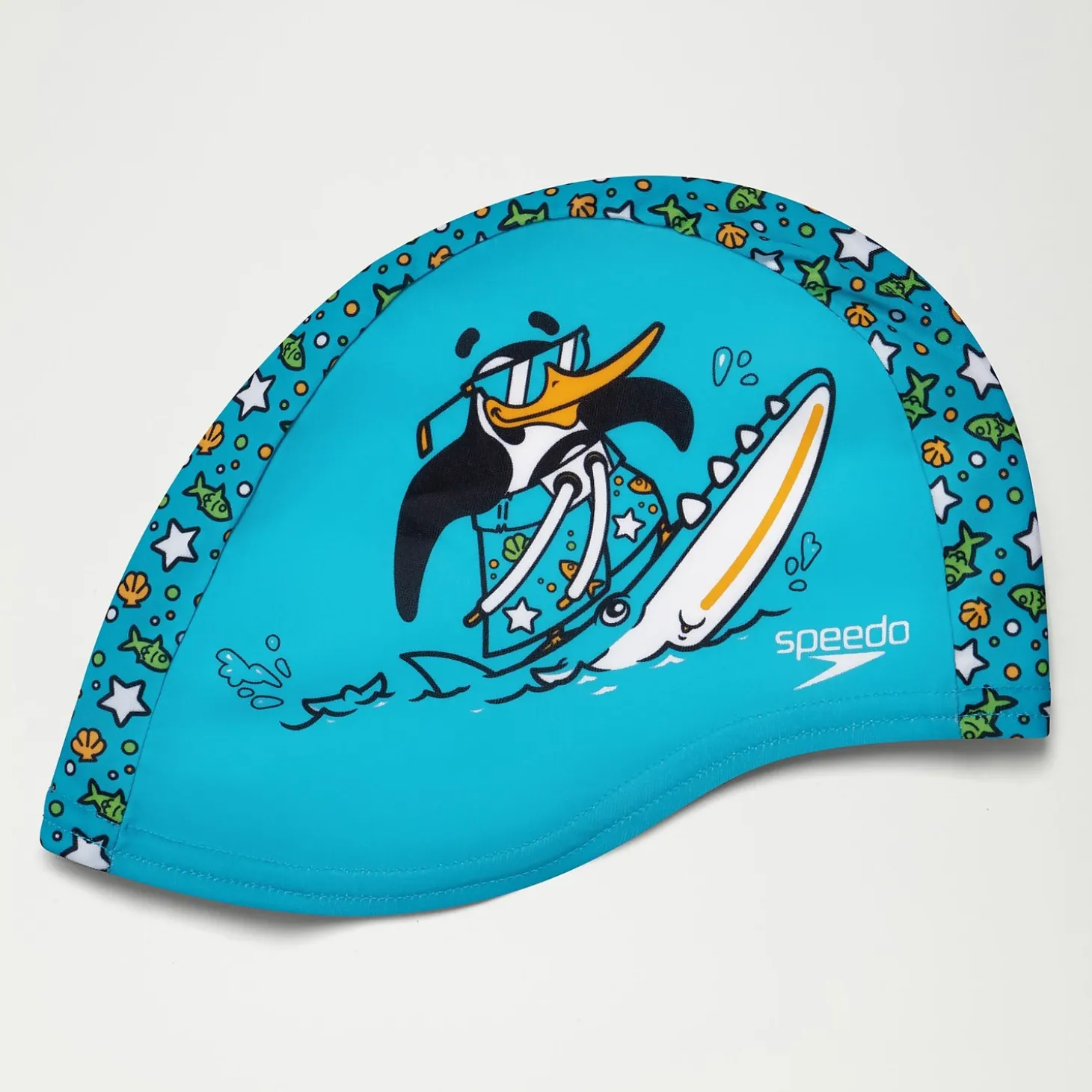 Shop Bonnet Bébé en polyester Learn to Swim Chima le pingouin africain bleu/vert Femme Masques Tuba |