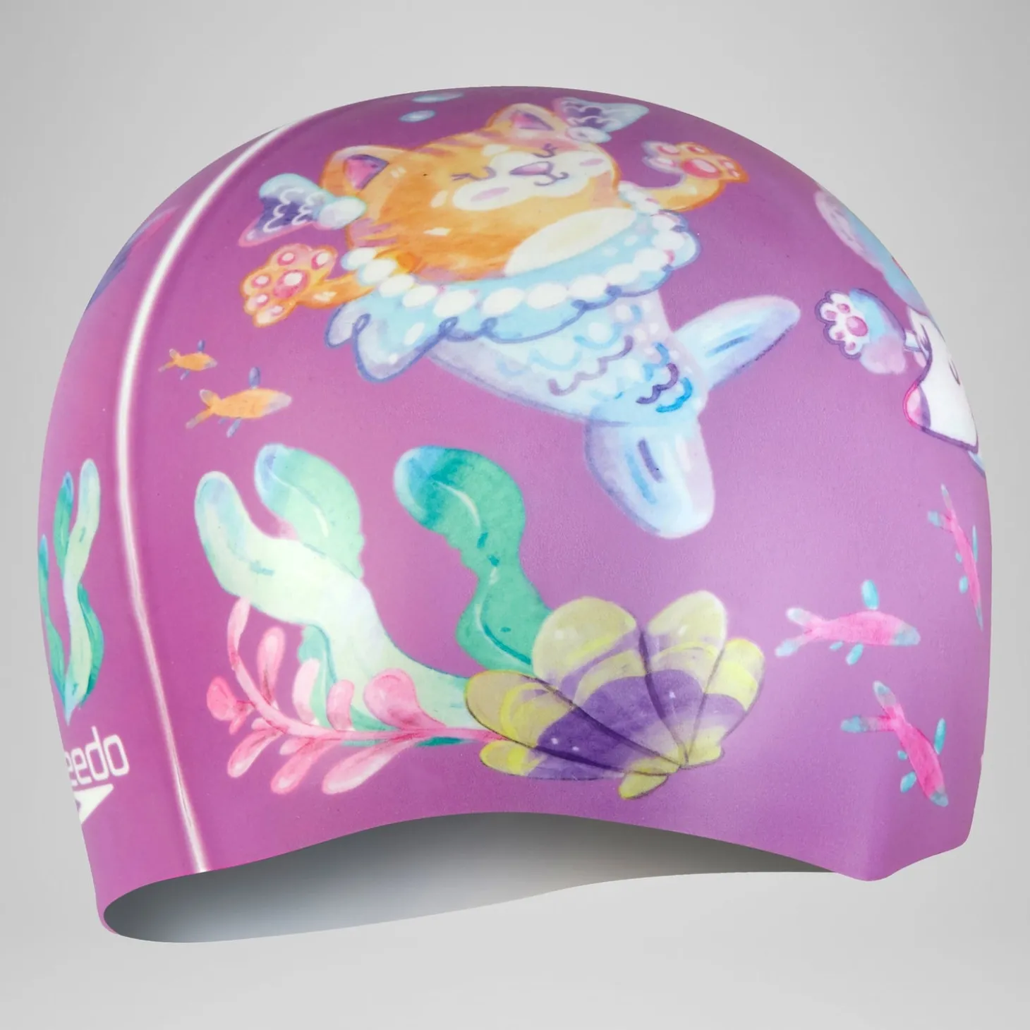 Shop Bonnet de bain enfant à imprimé numérique Rose kiki/Cyclamen/Pétale Femme Masques Tuba |