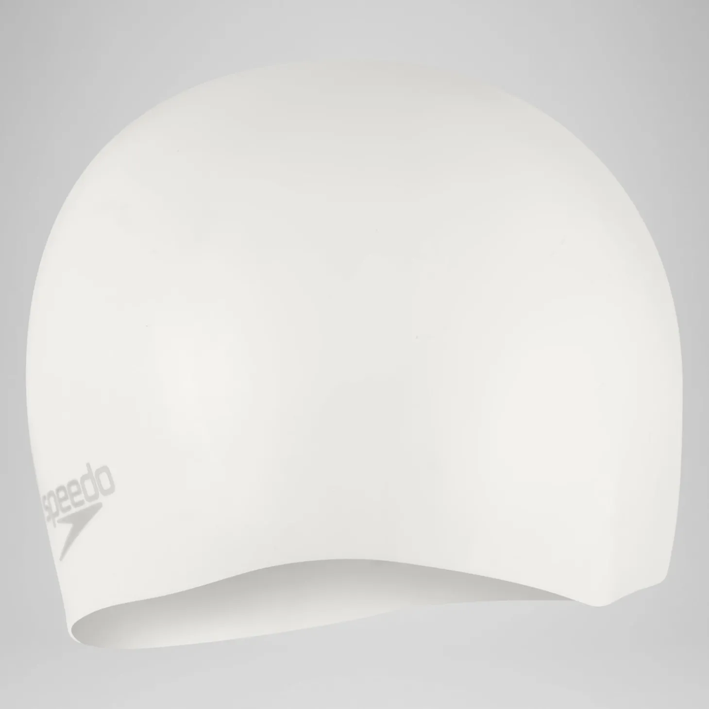 Sale Bonnet de bain uni moulé en silicone Blanc/Argent Femme Masques Tuba |