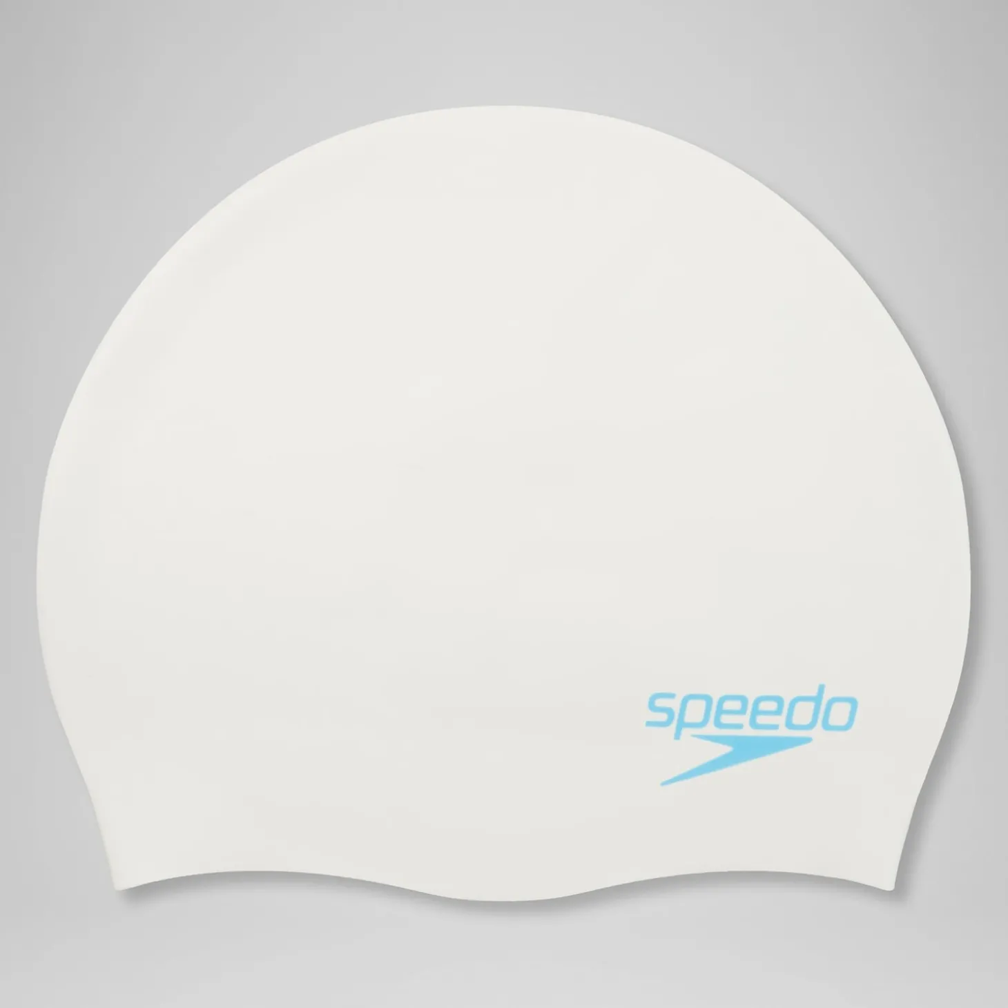 Best Bonnet de bain uni moulé silicone Junior Blanc/Bleu aquatique Femme Masques Tuba | Accessoires D'apprentissage