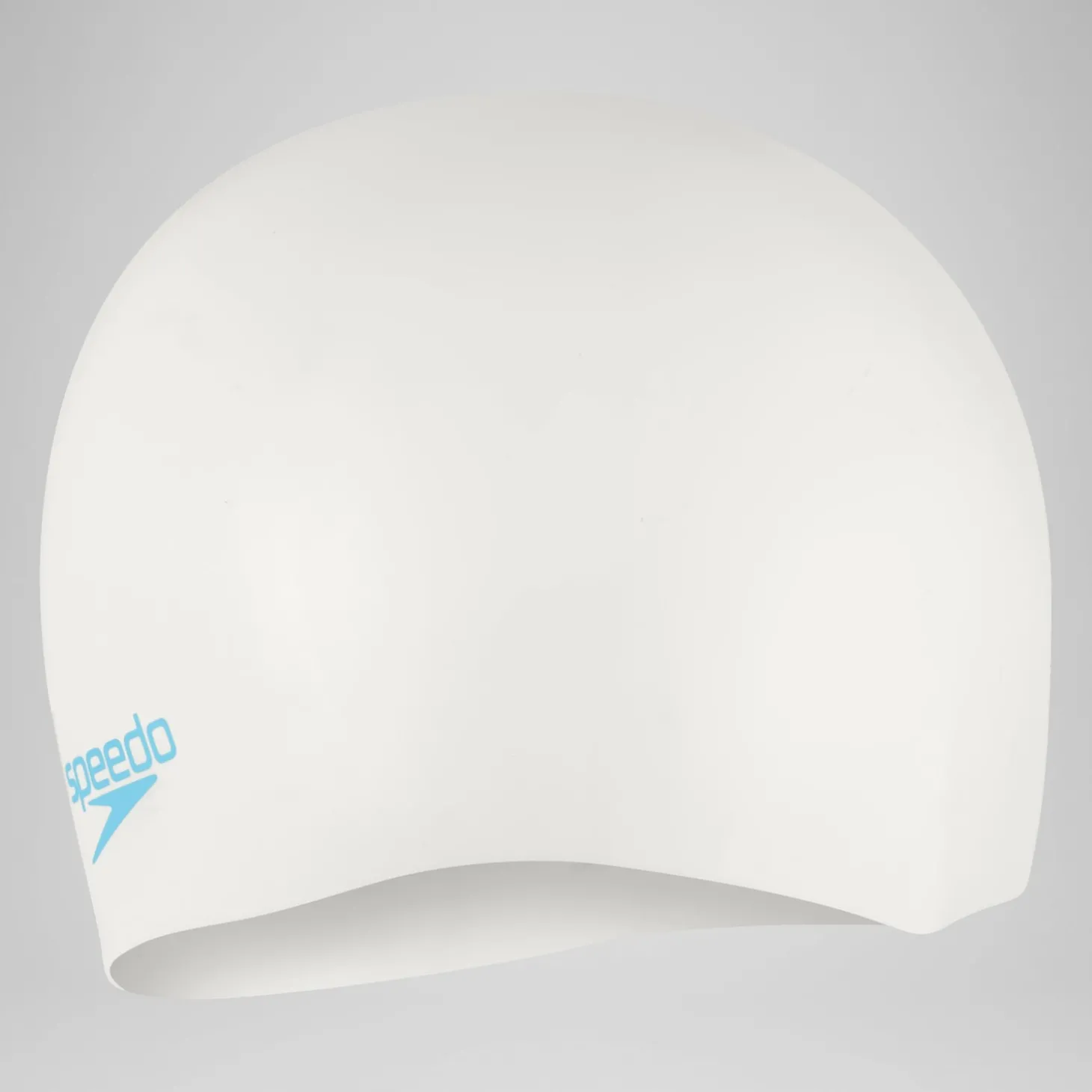 Best Bonnet de bain uni moulé silicone Junior Blanc/Bleu aquatique Femme Masques Tuba | Accessoires D'apprentissage