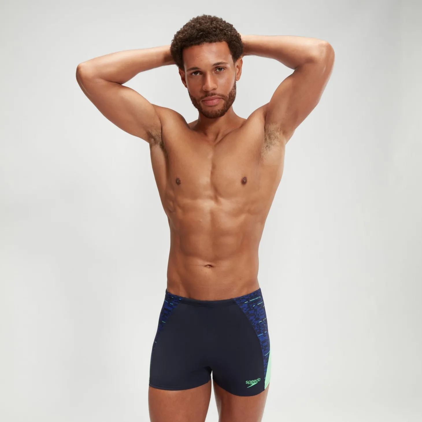 Best Boxer de bain Homme Endurance+ Max Splice bleu marine/vert Homme Aquashorts