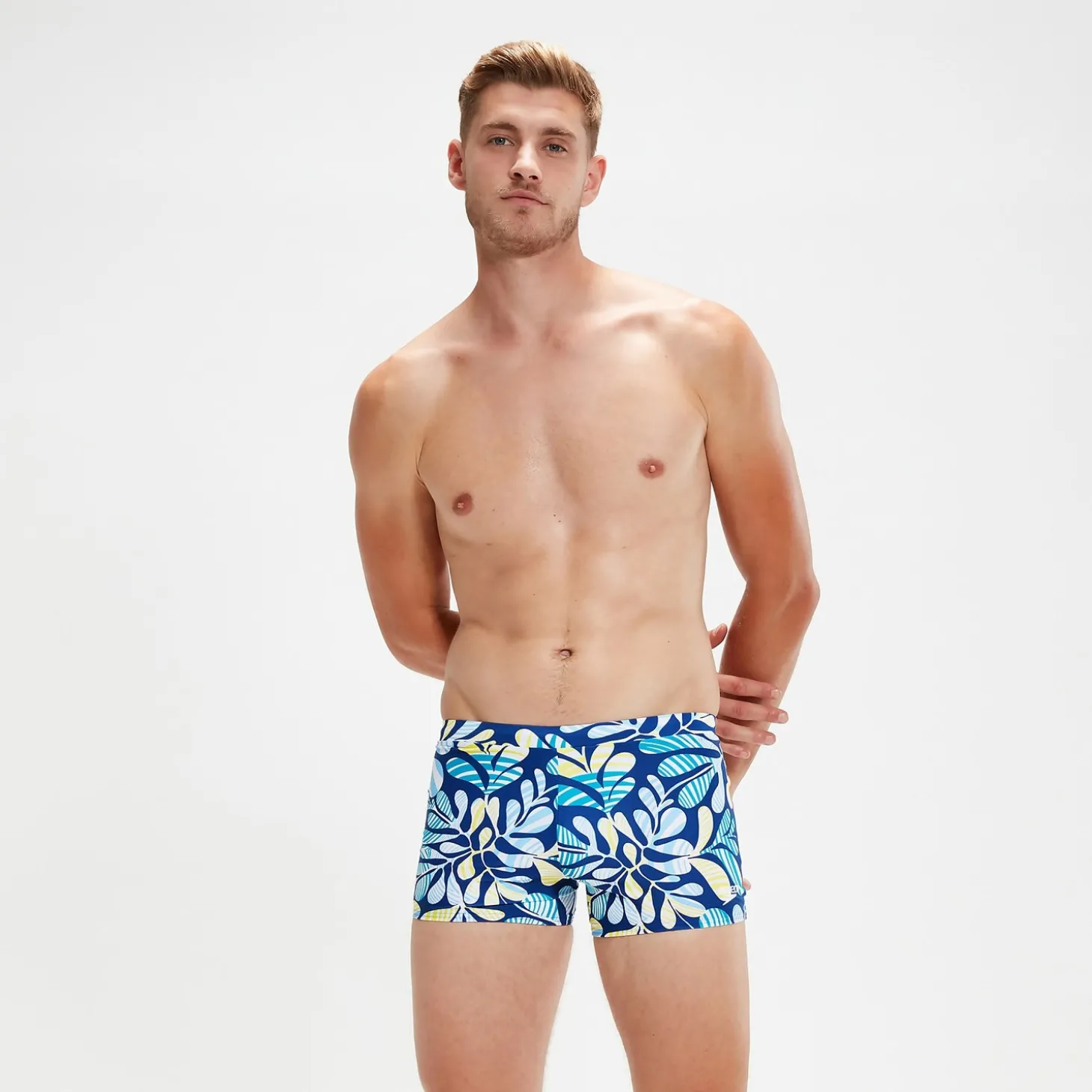 Cheap Boxer de bain Homme Escape bleu/blanc Homme Aquashorts