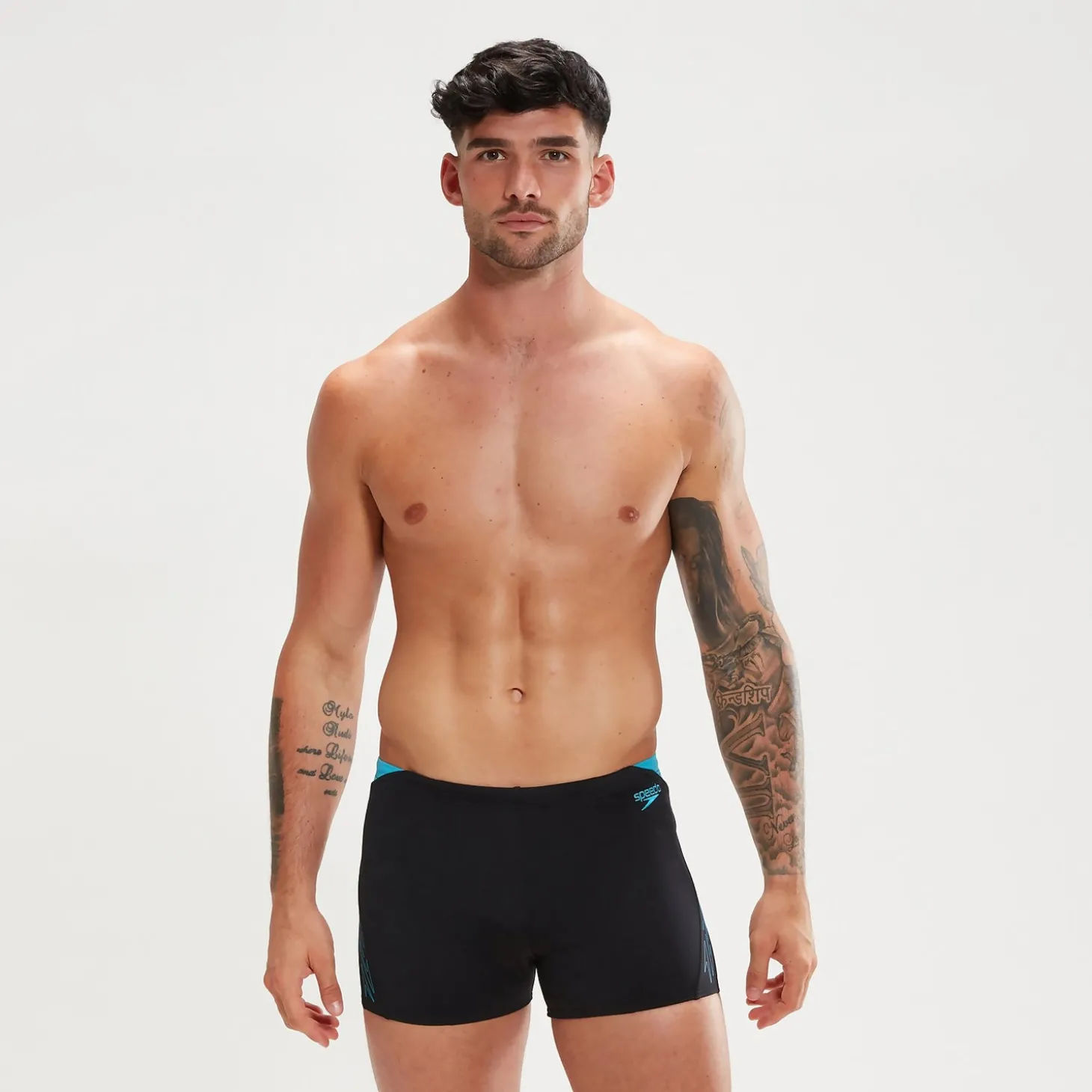 Sale Boxer de bain Homme HyperBoom Splice noir/bleu Homme Aquashorts