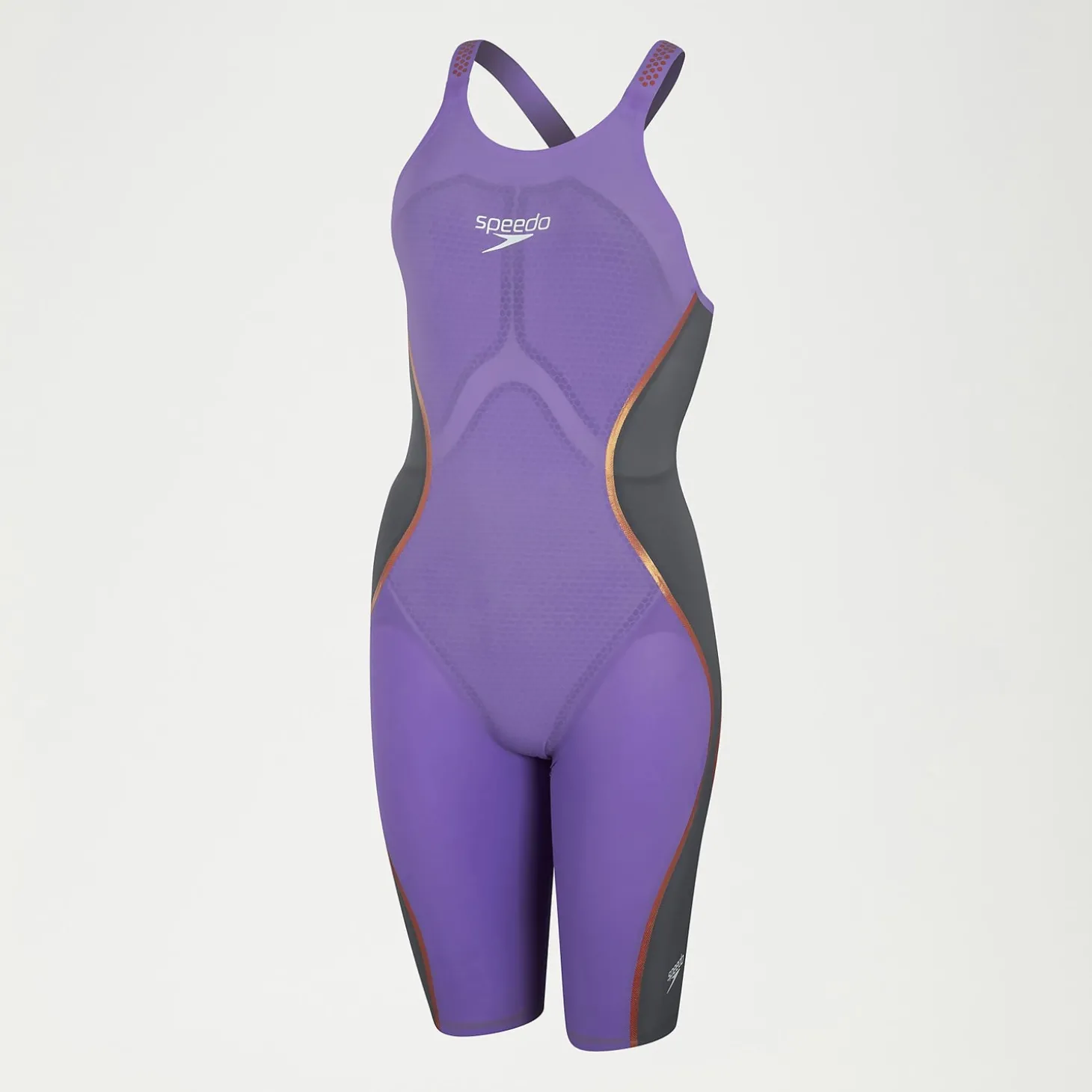 Clearance Combinaison Fastskin Femme LZR Pure Intent dos ouvert Purple Reign Femme Compétition