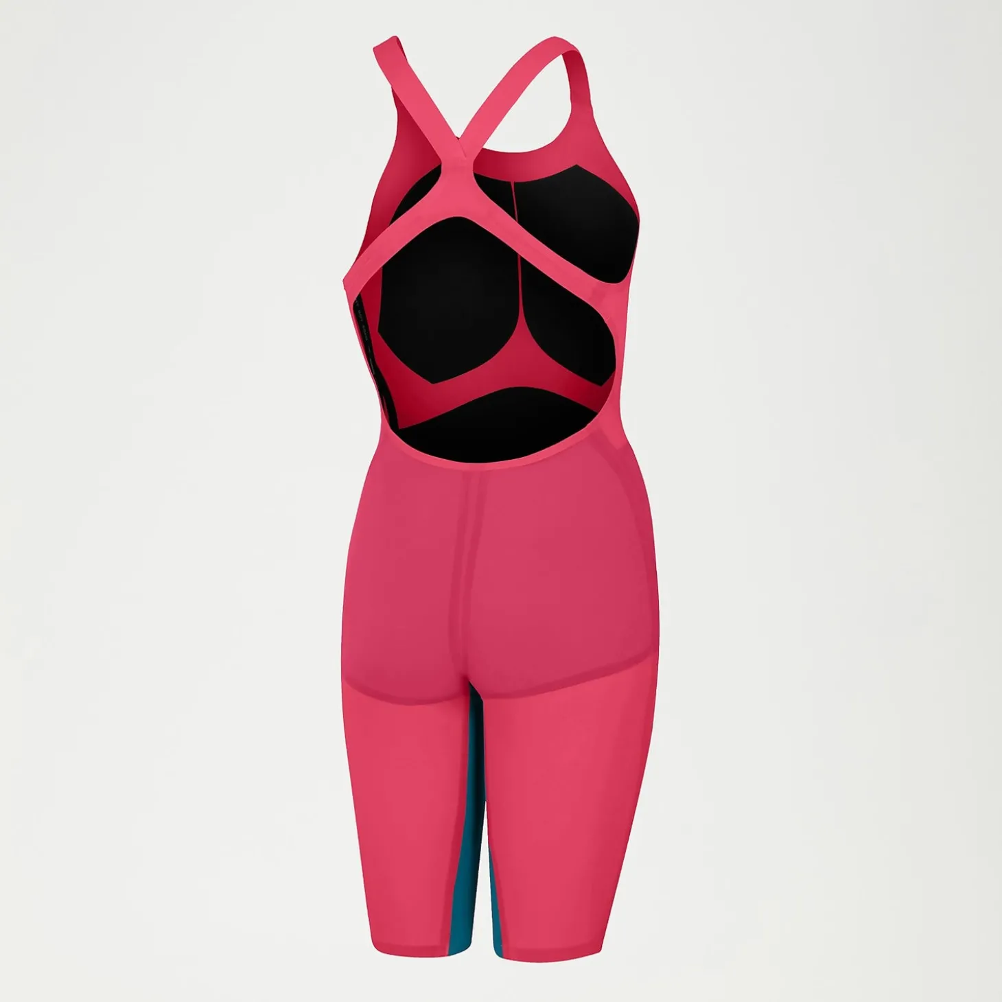 Best Combinaison Fastskin Femme LZR Pure Valor dos ouvert rouge/sarcelle Femme Compétition