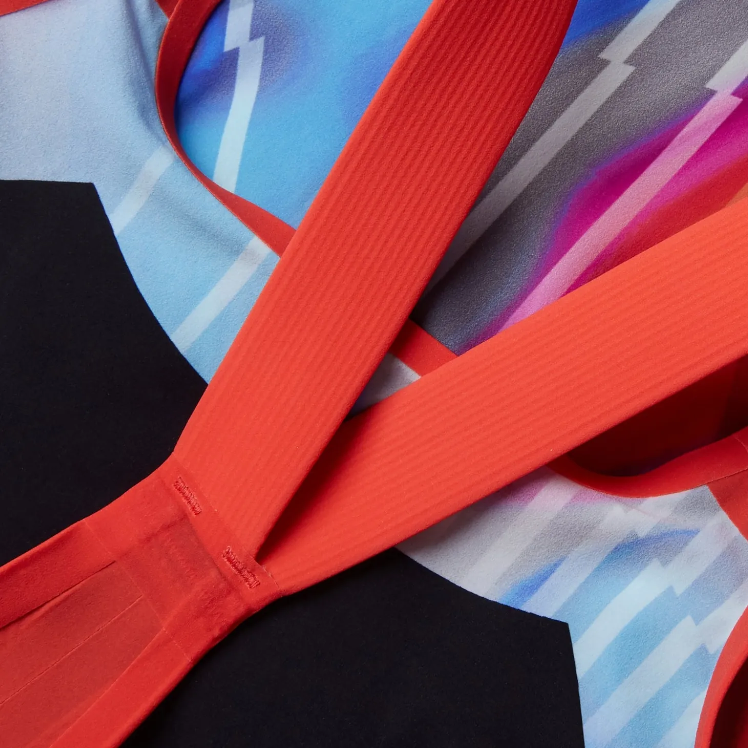 Best Combinaison partielle à dos fermé - Fastskin LZR Pure Valor 2.0 pour Femmes Bleu/Rouge Femme Compétition