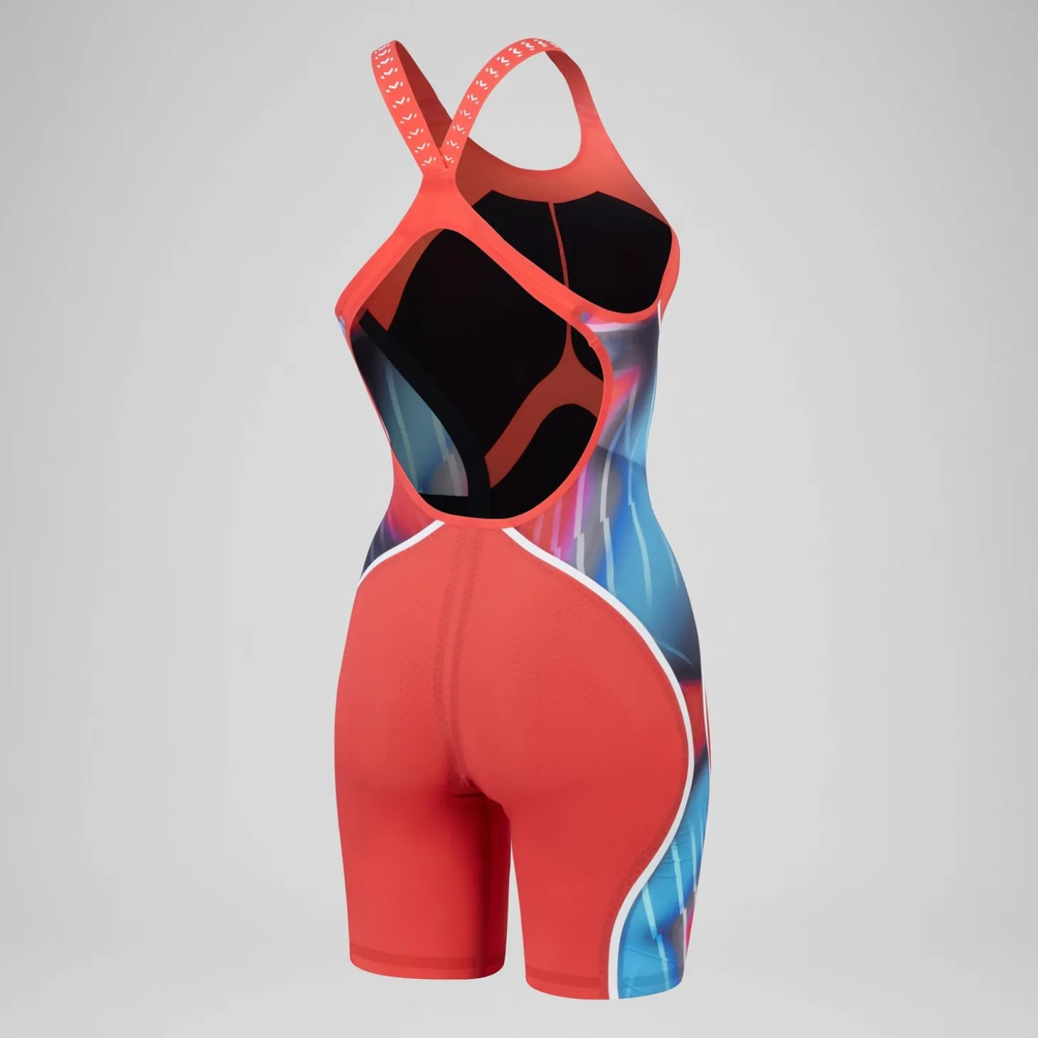 Hot Combinaison partielle à dos ouvert - Fastskin LZR Pure Intent 2.0 pour Femmes Bleu/Rouge Femme Compétition