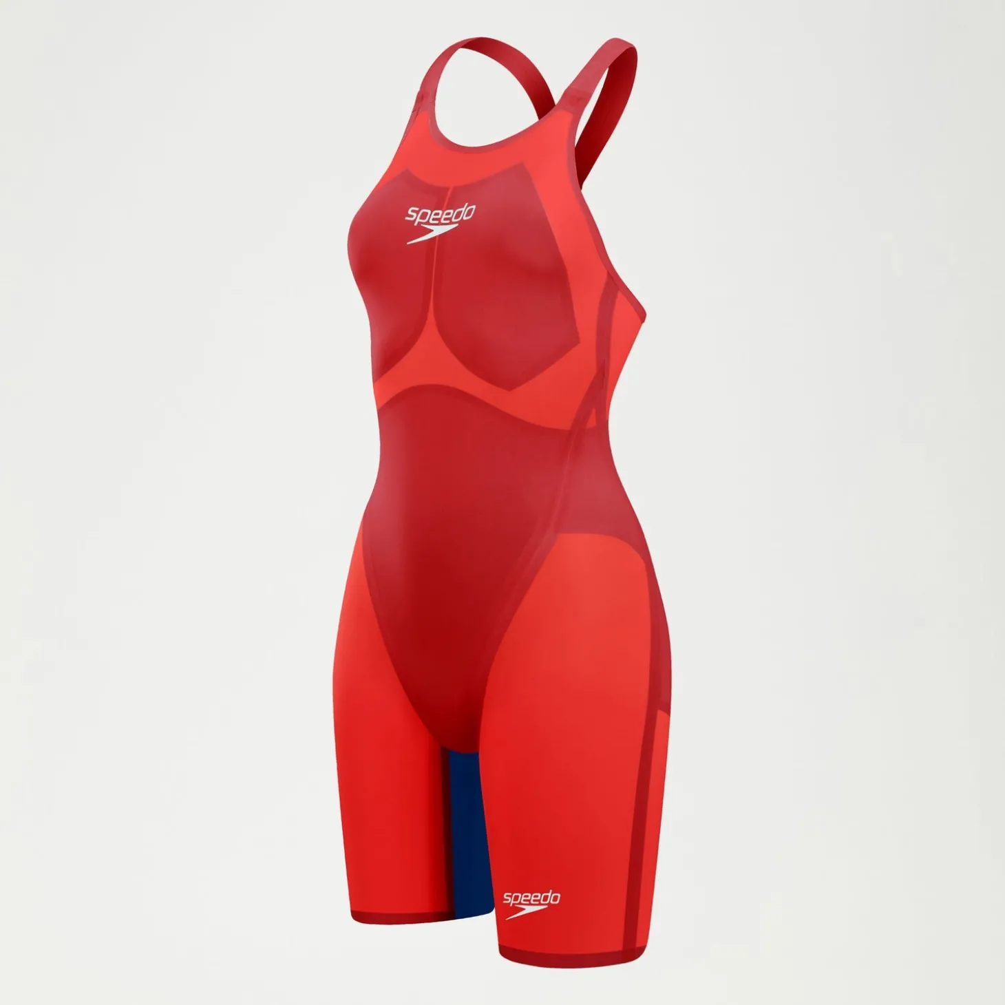 Best Combinaison partielle dos fermé Femme Fastskin LZR Pure Valor 2.0 Rouge/Bleu Femme Compétition
