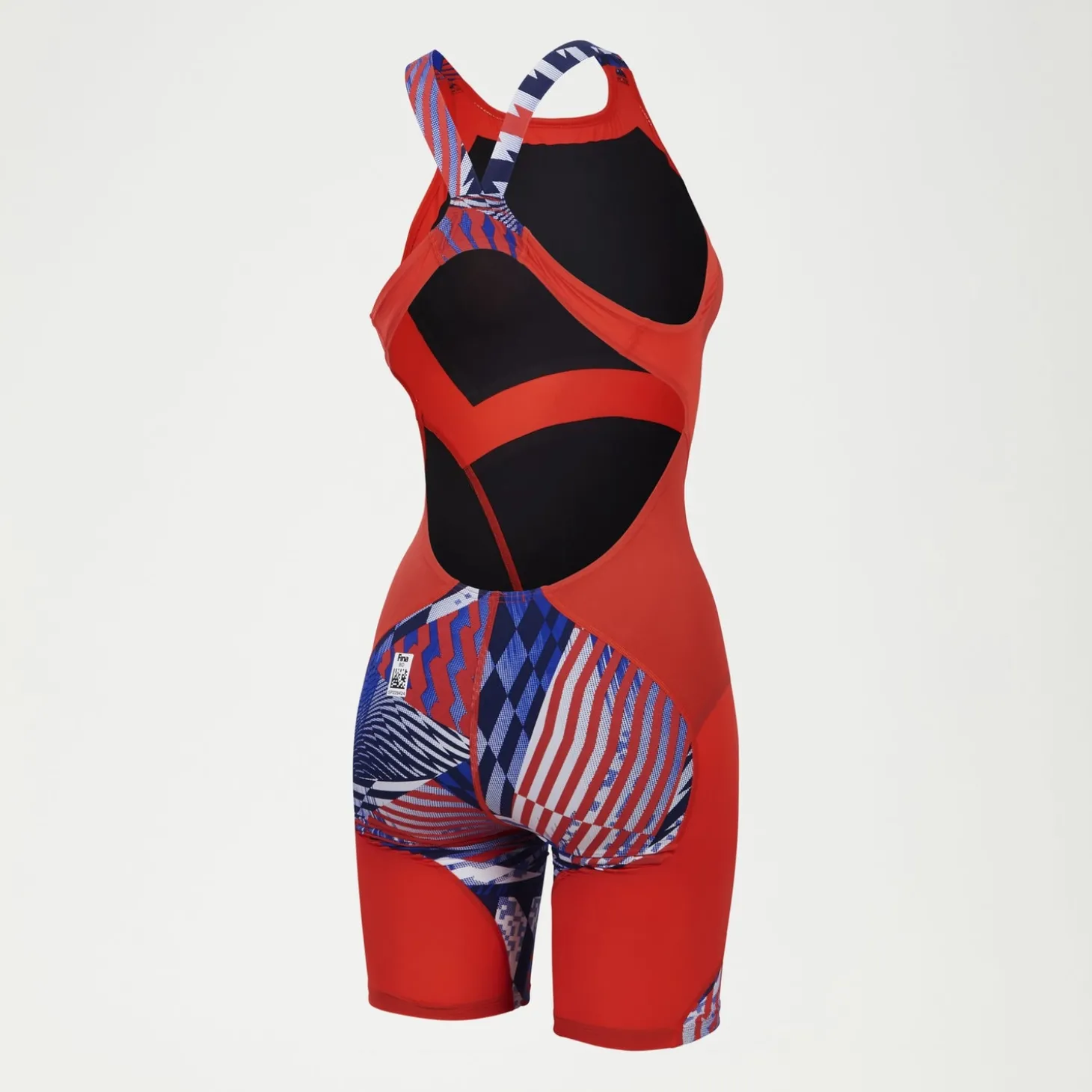 Sale Combinaison partielle Femme Fastskin LZR Ignite Rouge/Bleu/Blanc Femme Compétition