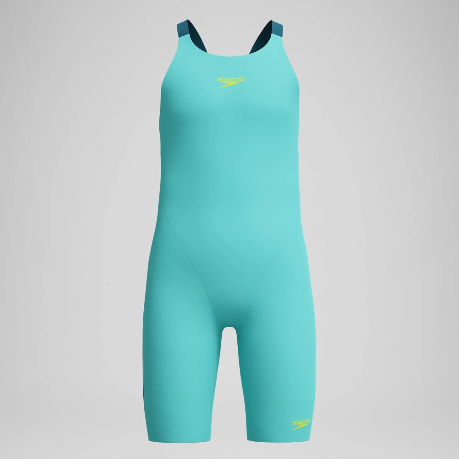 Shop Combinaison partielle Fille Max Fastskin Endurance+ dos ouvert turquoise Enfant Maillots De Bain