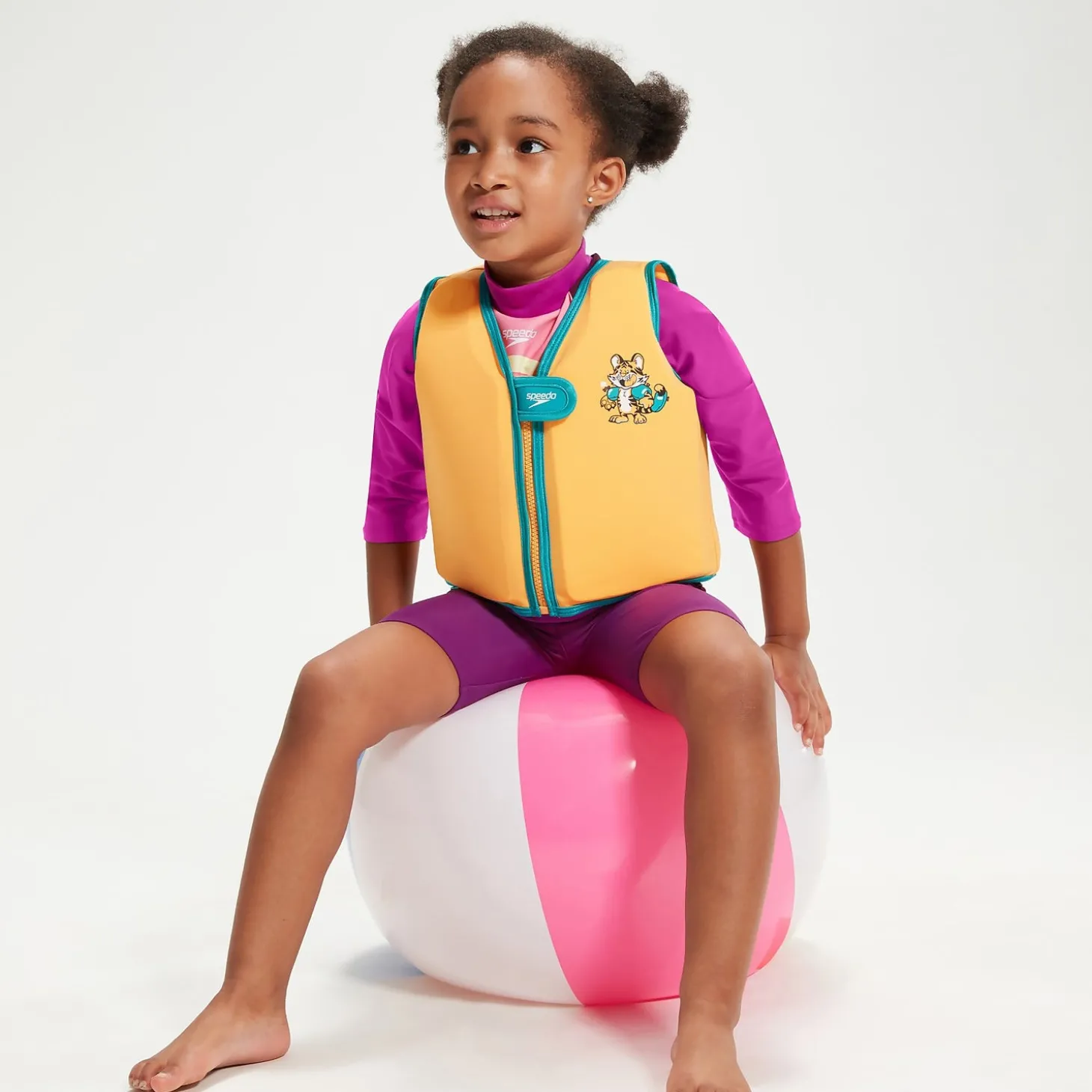 Outlet Gilet de flottaison Bébé Learn to Swim Aanadi le bébé tigre du Bengale orange Enfant Accessoires D'apprentissage | Jouets D'éveil