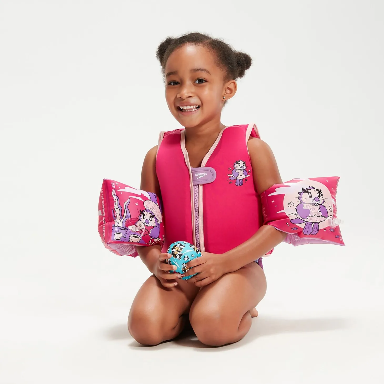 Store Gilet de flottaison Bébé Learn to Swim Aria la loutre de mer rose Enfant Accessoires D'apprentissage | Jouets D'éveil