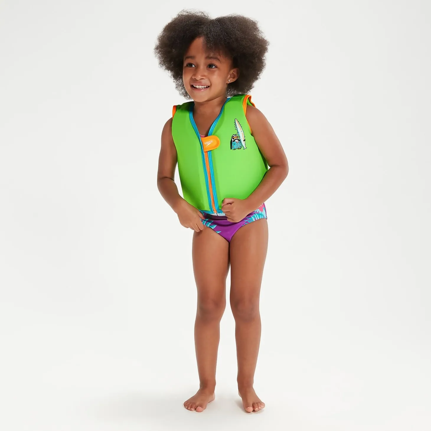 Best Sale Gilet de flottaison Bébé Learn to Swim Chima le pingouin africain vert Enfant Accessoires D'apprentissage | Jouets D'éveil
