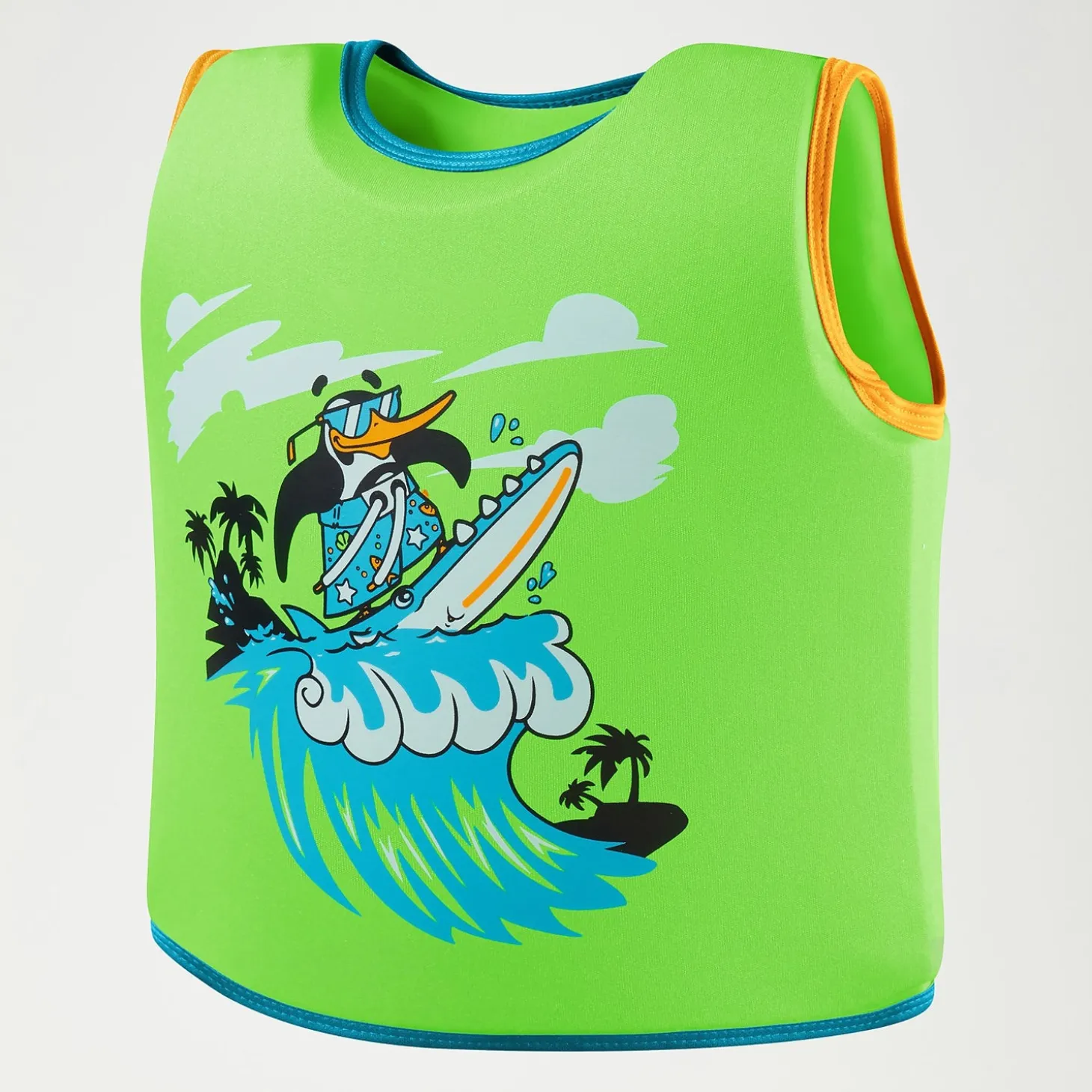 Best Sale Gilet de flottaison Bébé Learn to Swim Chima le pingouin africain vert Enfant Accessoires D'apprentissage | Jouets D'éveil