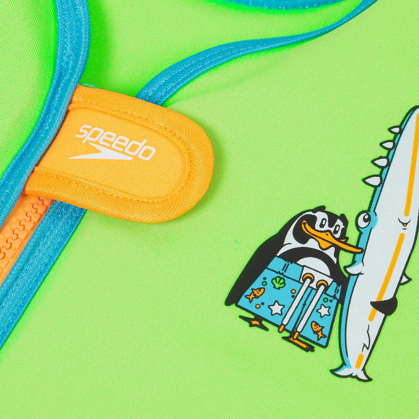Best Sale Gilet de flottaison Bébé Learn to Swim Chima le pingouin africain vert Enfant Accessoires D'apprentissage | Jouets D'éveil