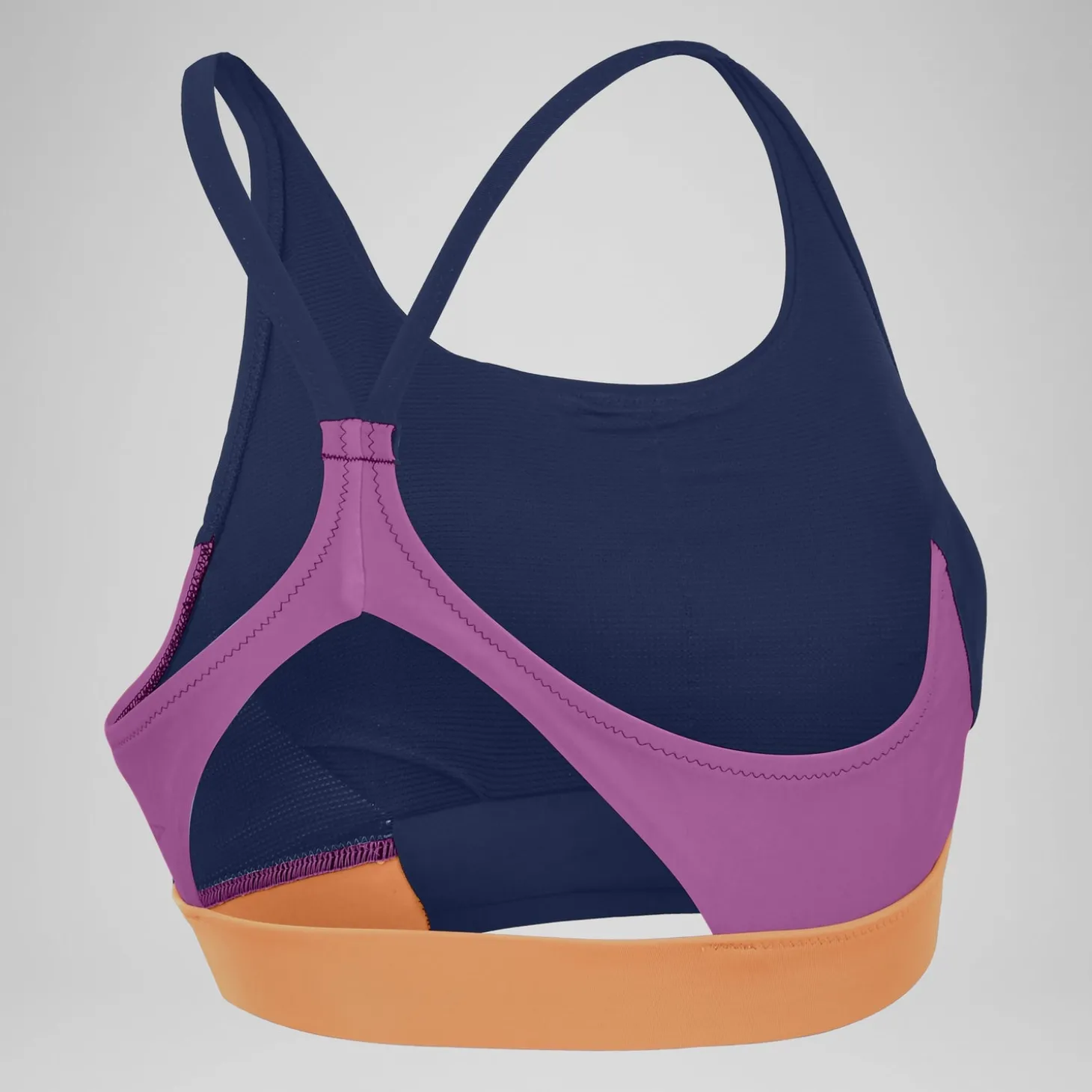 Cheap Haut color-block pour Femmes Bleu céruléen Femme Maillots 2 Pièces