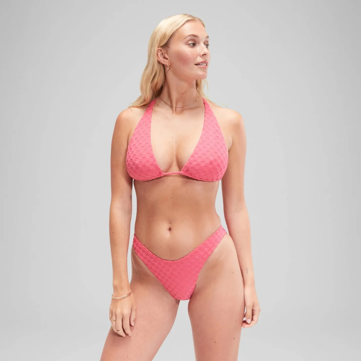 Flash Sale Haut de bikini FLU3NTE triangle en tissu éponge Femme Maillots 2 Pièces