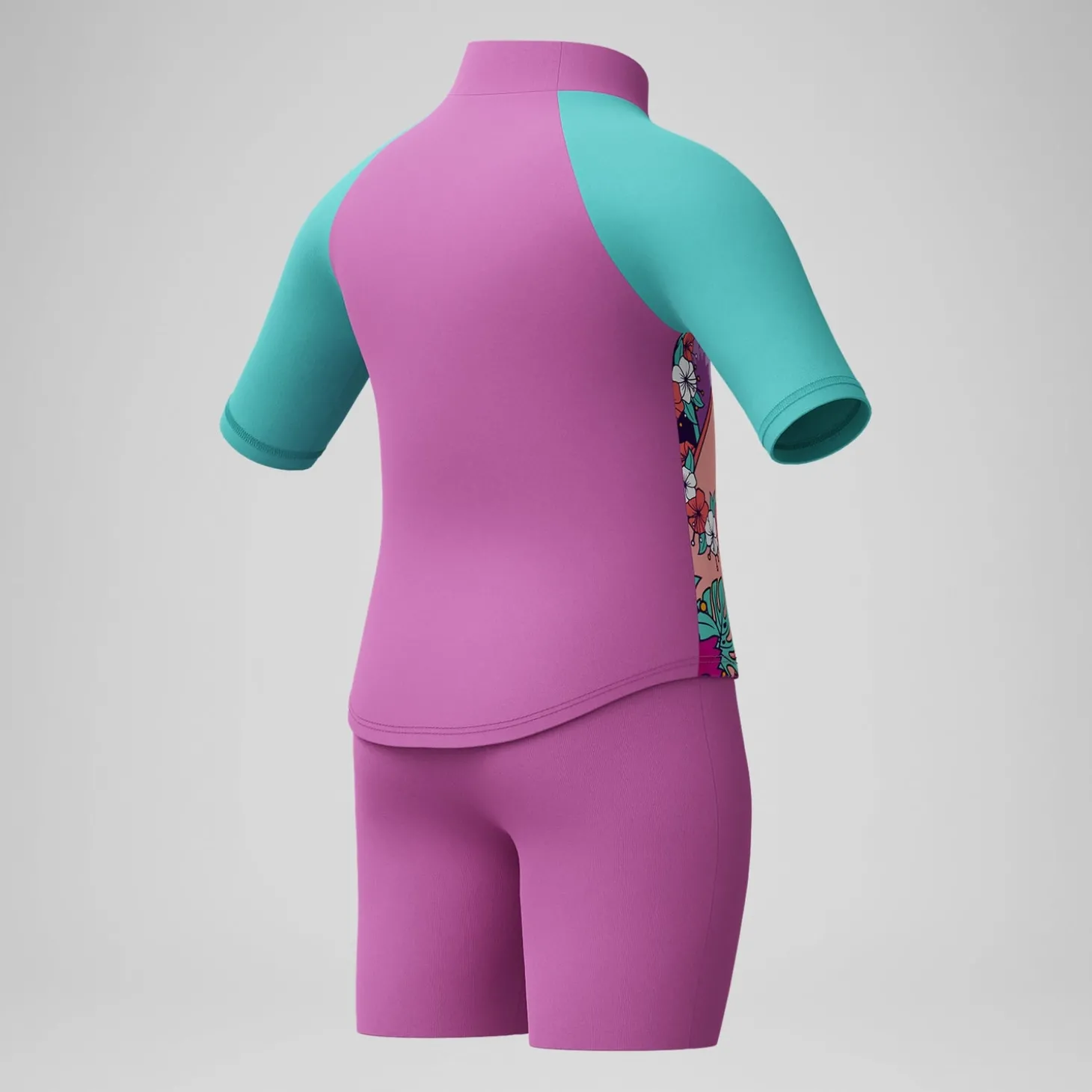 Flash Sale Haut et short de protection solaire Bébé Learn to Swim rose Enfant Maillots De Bain