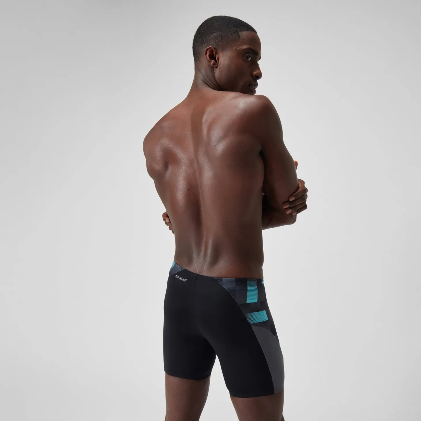 Store Jammer court Hommes END+ MAX Splice pour Hommes Noir/Gris USA/Bleu marine Homme Shorts Longs