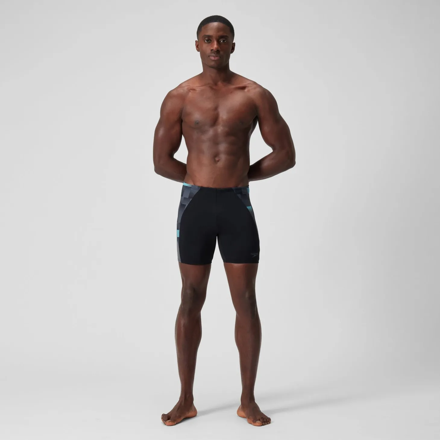 Store Jammer court Hommes END+ MAX Splice pour Hommes Noir/Gris USA/Bleu marine Homme Shorts Longs