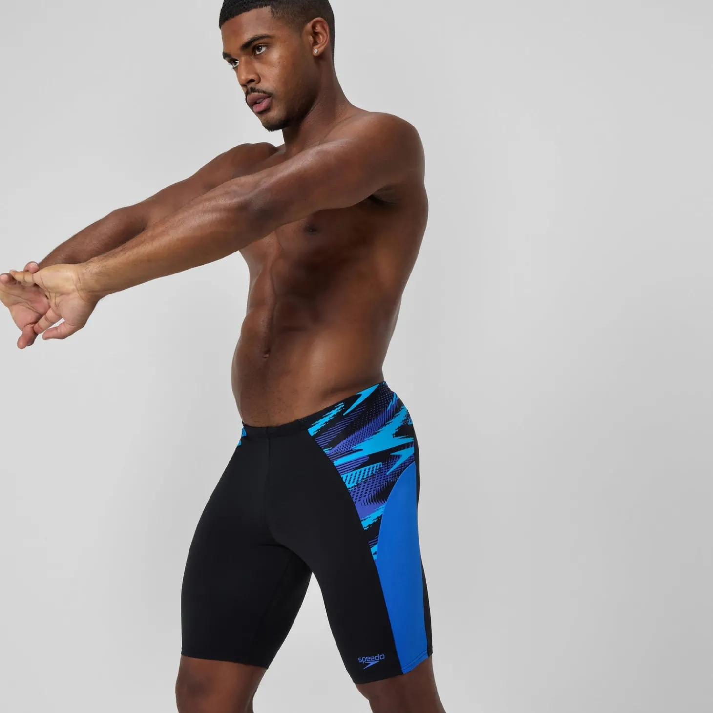 Hot Jammer de compression court homme END+ MAX noir/bleu Homme Shorts Longs