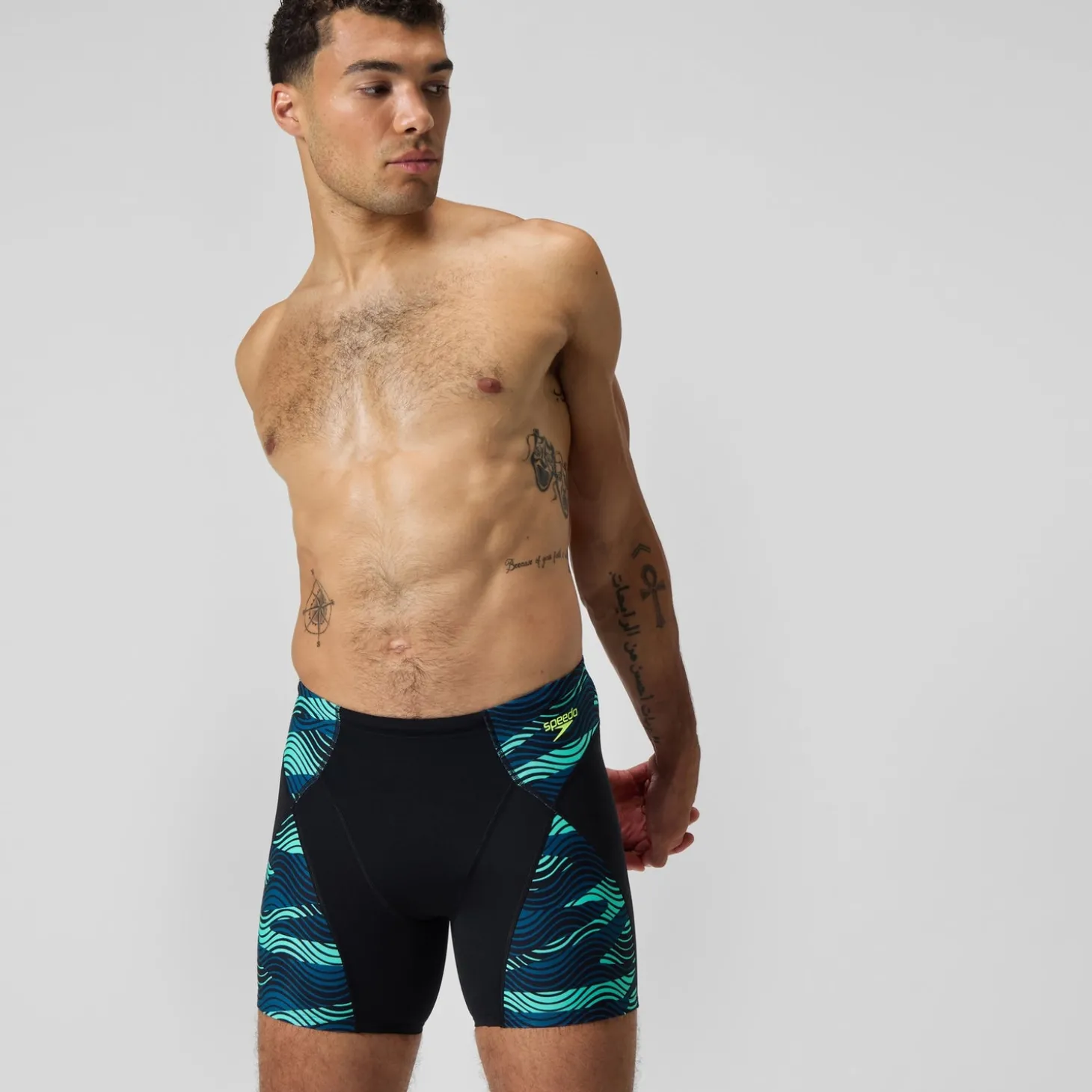 Online Jammer de compression homme END+ MAX bleu Homme Shorts Longs