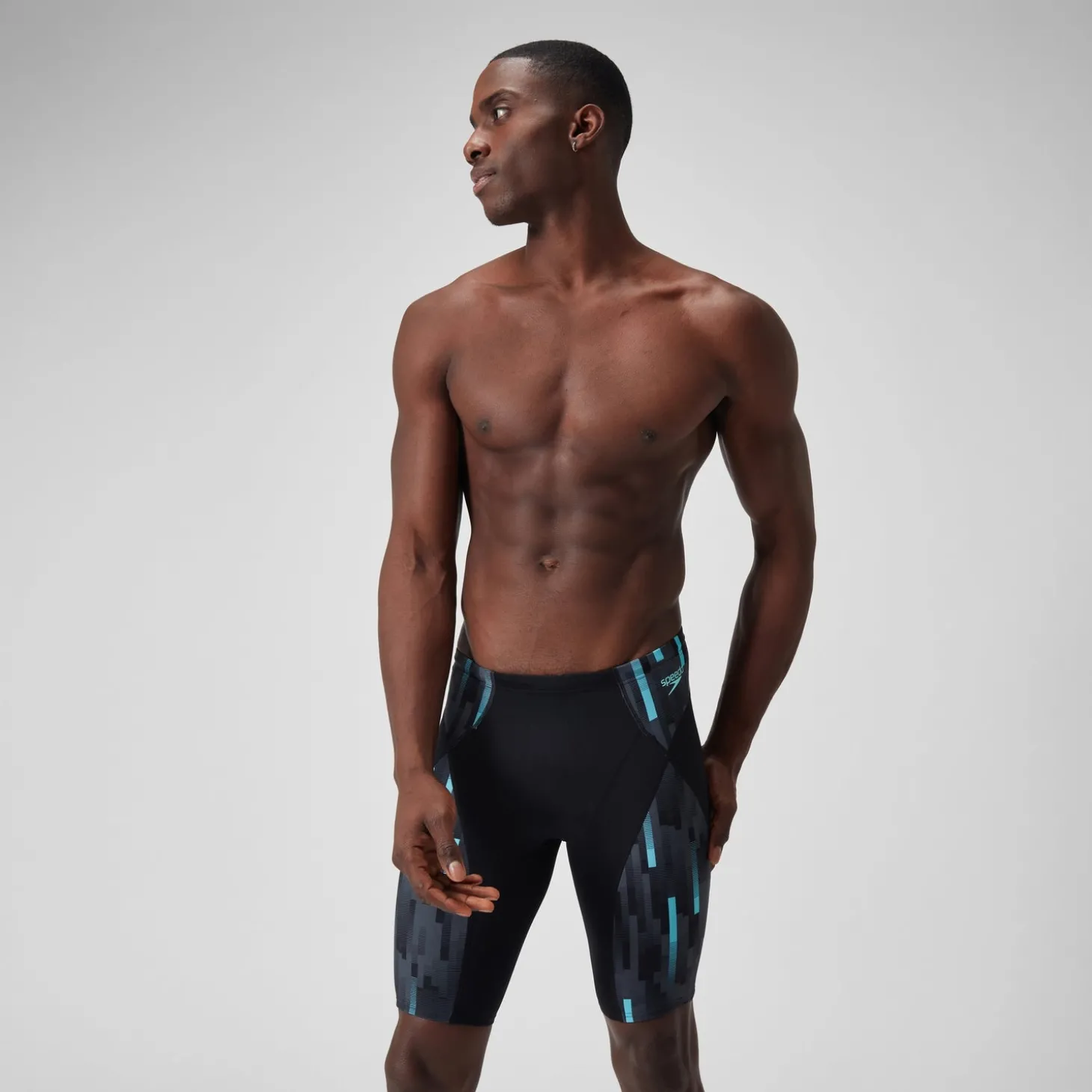 Online Jammer de compression Hommes END+ MAX pour Hommes Noir/Gris USA/Bleu marine Homme Shorts Longs