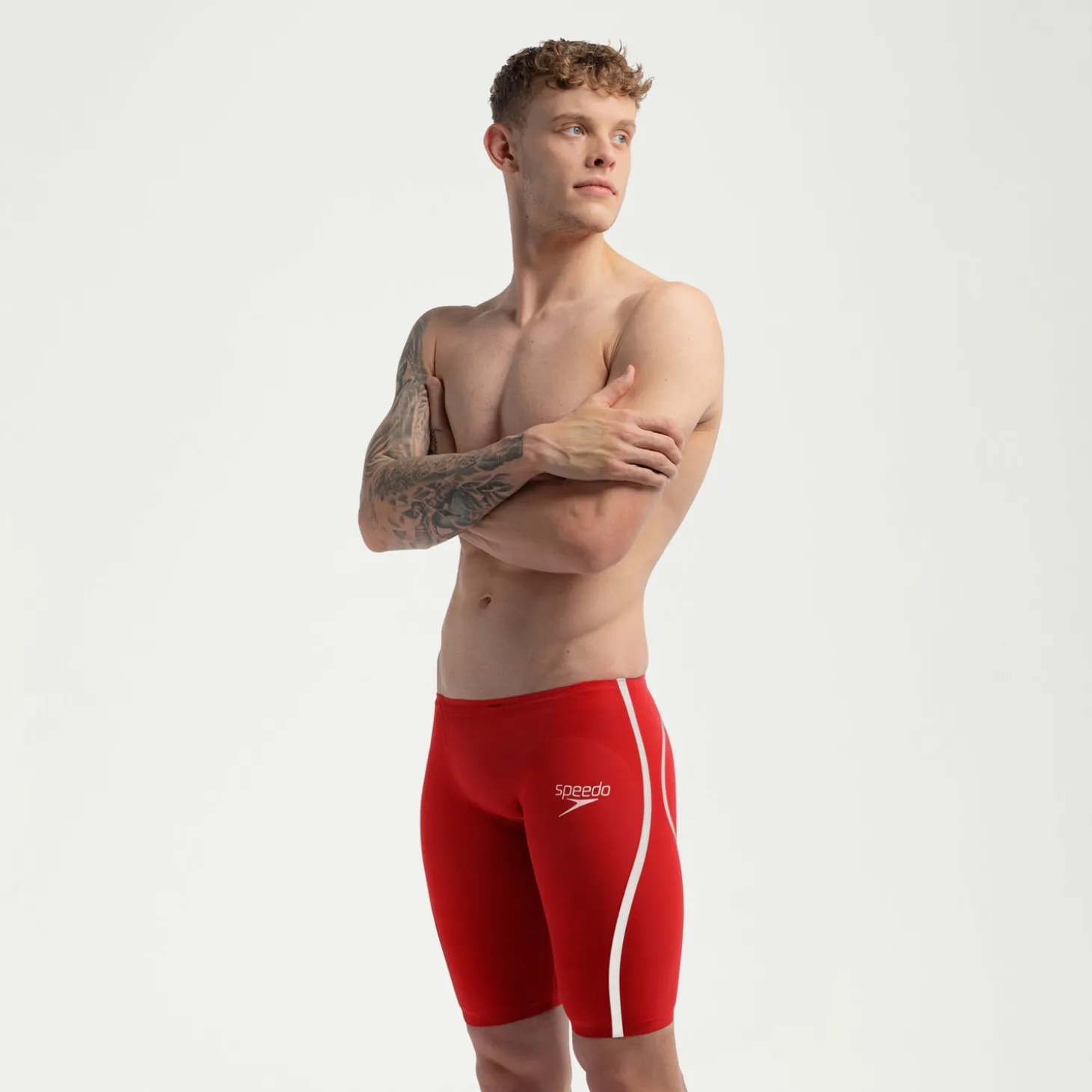 Best Jammer Homme Fastskin LZR Pure Intent 2.0 Rouge/Blanc Homme Combinaisons Thriatlon & Eau Libre | Compétition