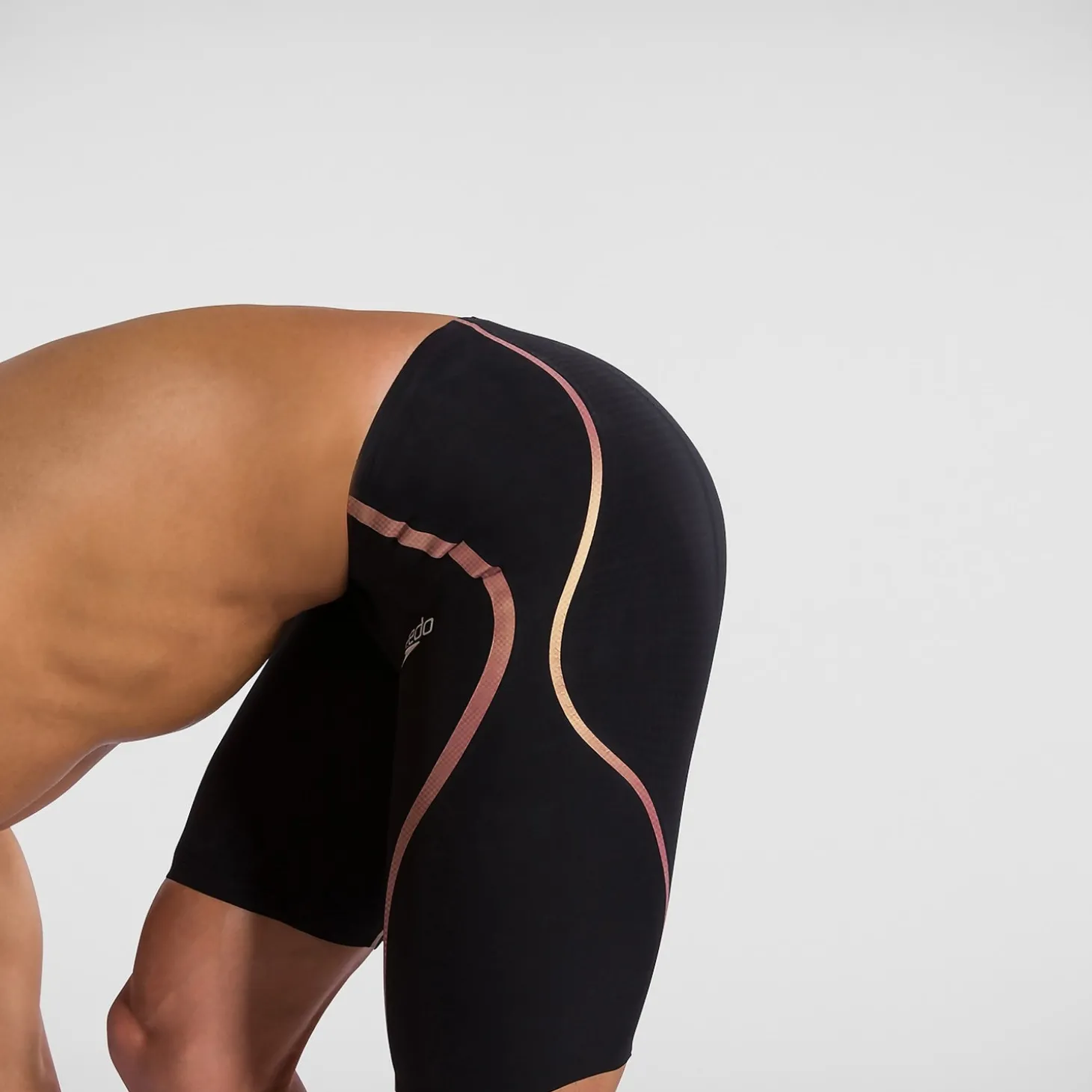 Shop Jammer Homme Fastskin LZR Pure intent taille haute noir/doré Homme Combinaisons Thriatlon & Eau Libre | Compétition