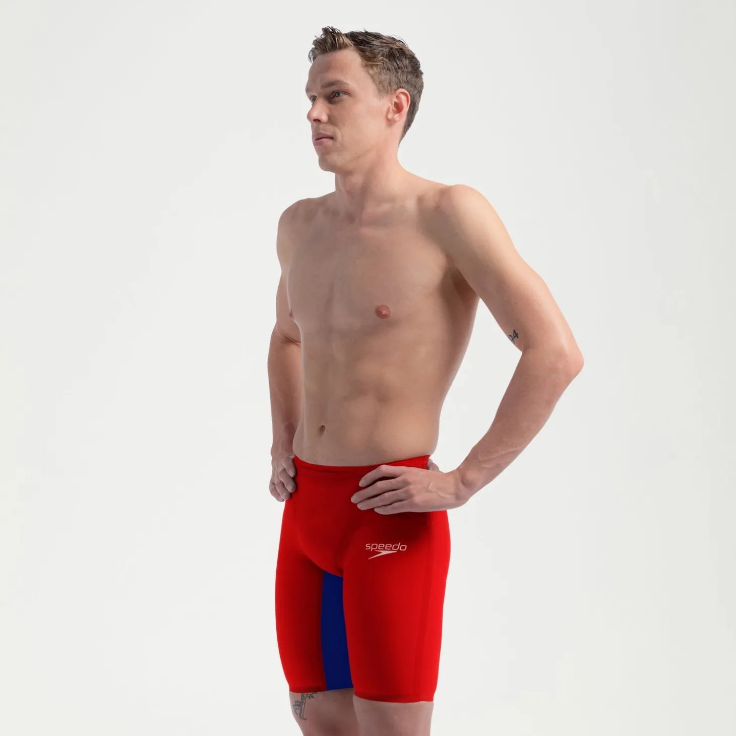 Sale Jammer Homme Fastskin LZR Pure Valor 2.0 Rouge/Bleu Homme Compétition | Combinaisons Thriatlon & Eau Libre