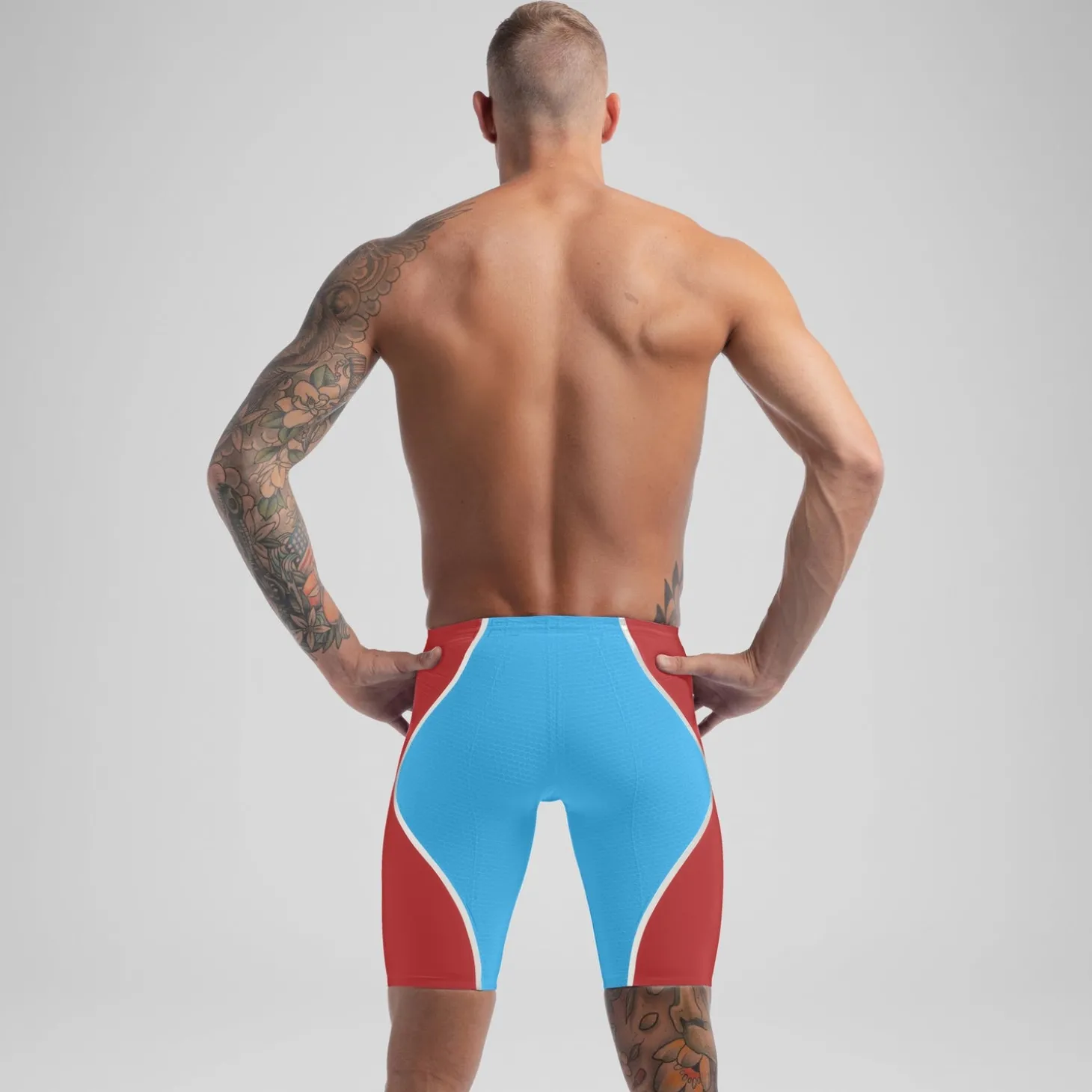 Cheap Jammer taille haute - Fastskin LZR Pure Intent 2.0 pour Hommes Bleu/Rouge Homme Combinaisons Thriatlon & Eau Libre | Compétition