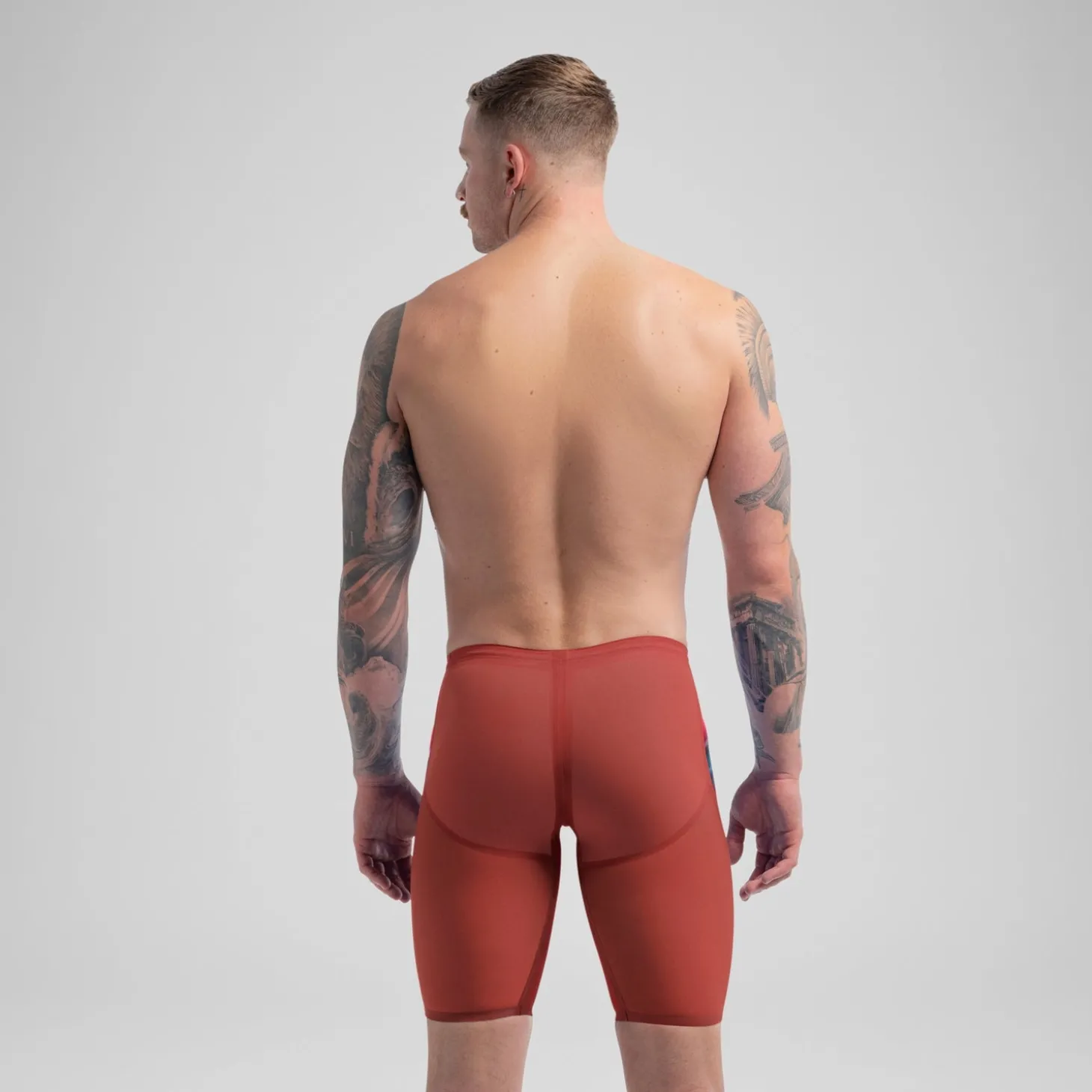 Best Sale Jammer taille haute - Fastskin LZR Pure Valor 2.0 pour Hommes Bleu/Rouge Homme Combinaisons Thriatlon & Eau Libre | Compétition
