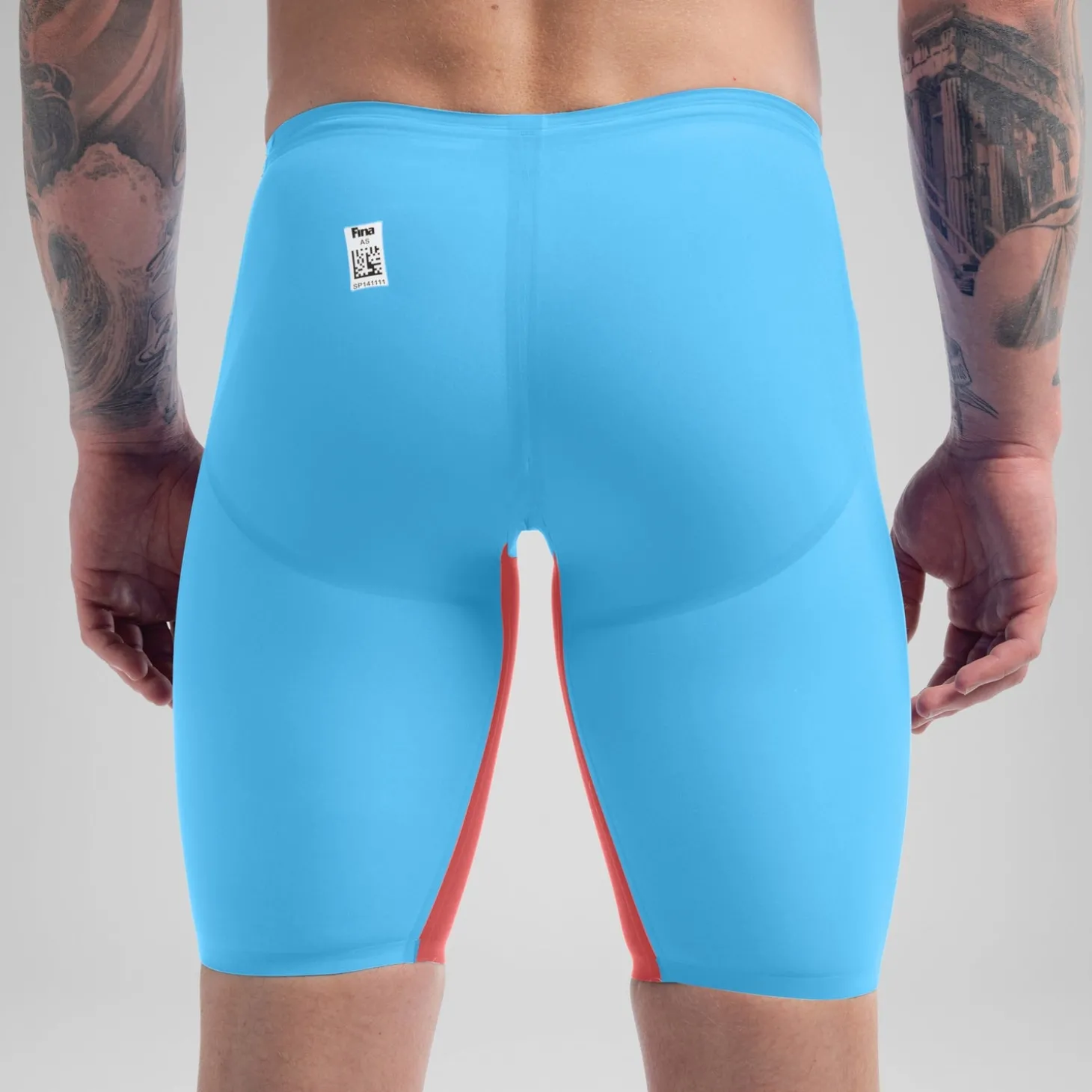 Best Jammer taille haute - Fastskin LZR Pure Valor 2.0 pour Hommes Bleu/Rouge Homme Combinaisons Thriatlon & Eau Libre | Compétition
