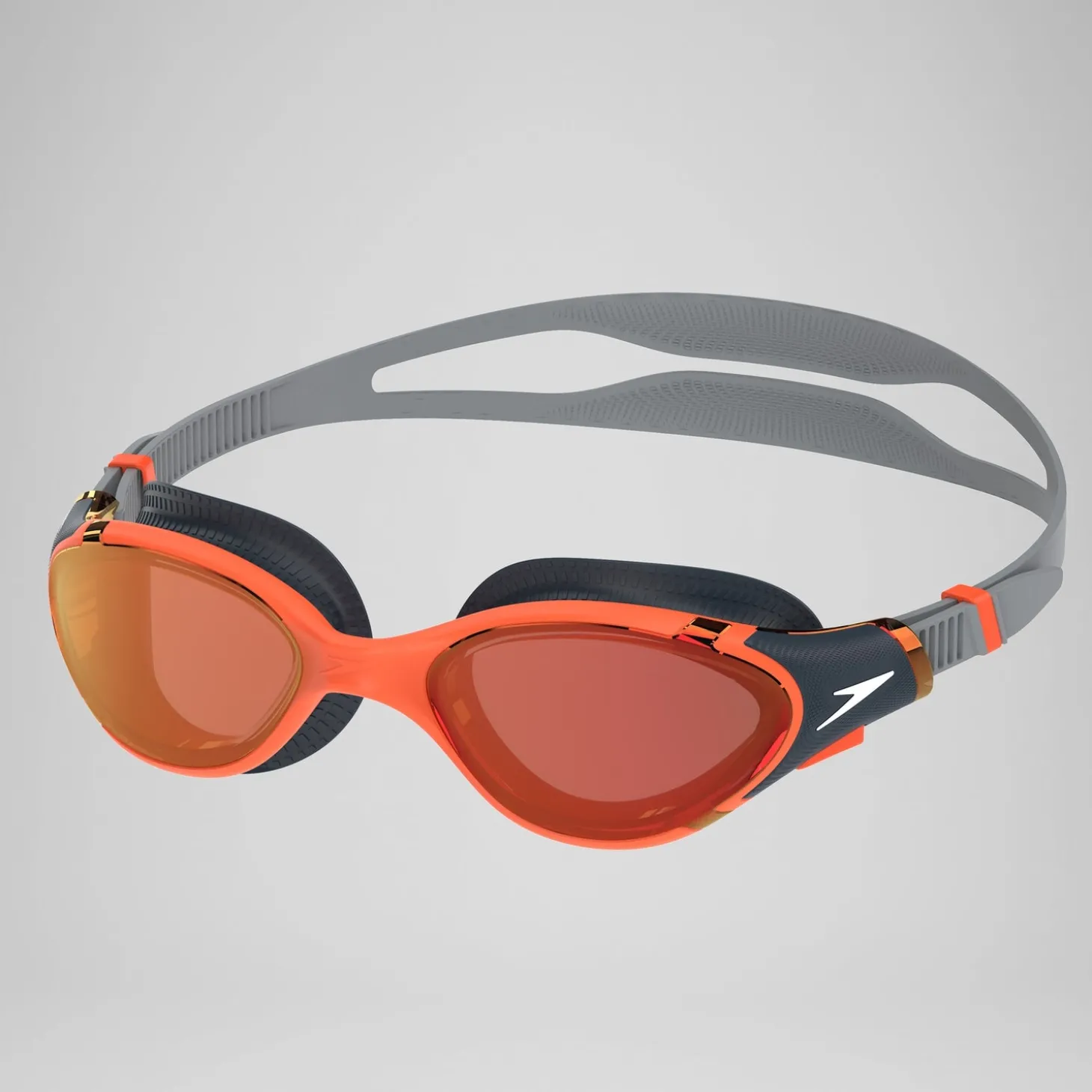 New Lunettes de bain Adulte Biofuse 2.0 Miroir orange/gris Femme Fitness | Fitness