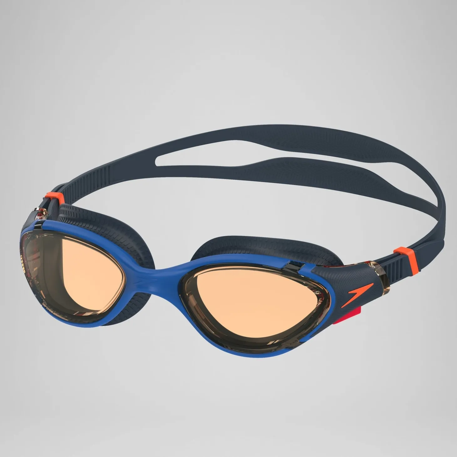 Shop Lunettes de bain Adulte Biofuse bleu marine/orange Femme Fitness | Fitness