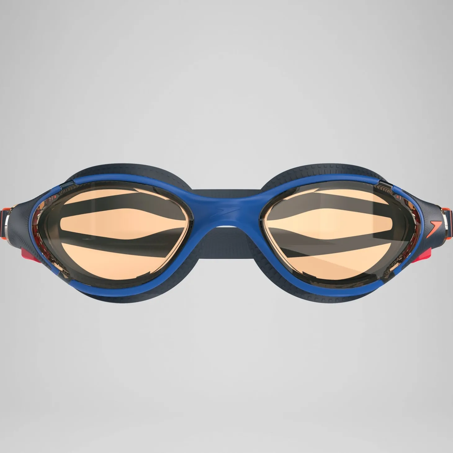 Shop Lunettes de bain Adulte Biofuse bleu marine/orange Femme Fitness | Fitness