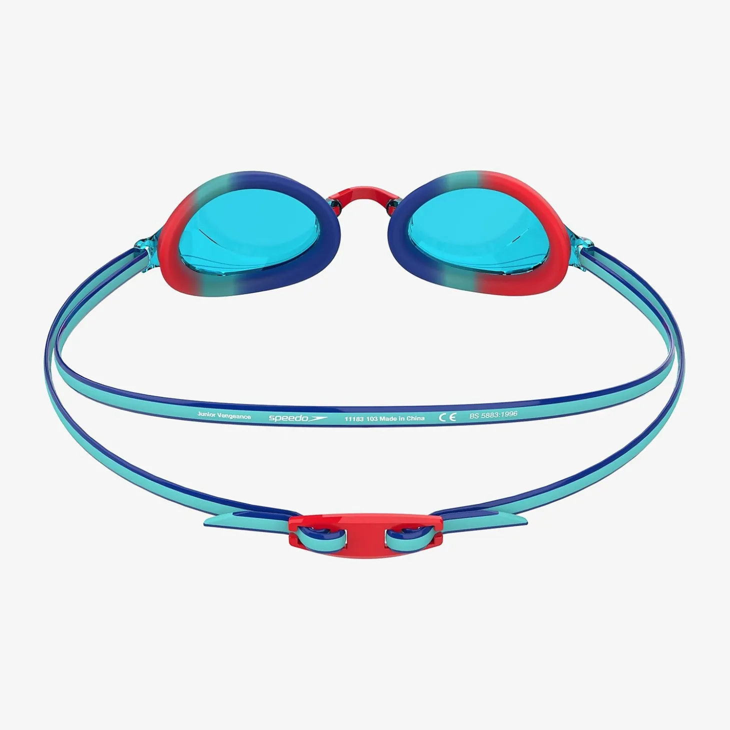 New Lunettes de bain Junior Vengeance bleues/rouges Enfant Enfants | Lunettes Enfants