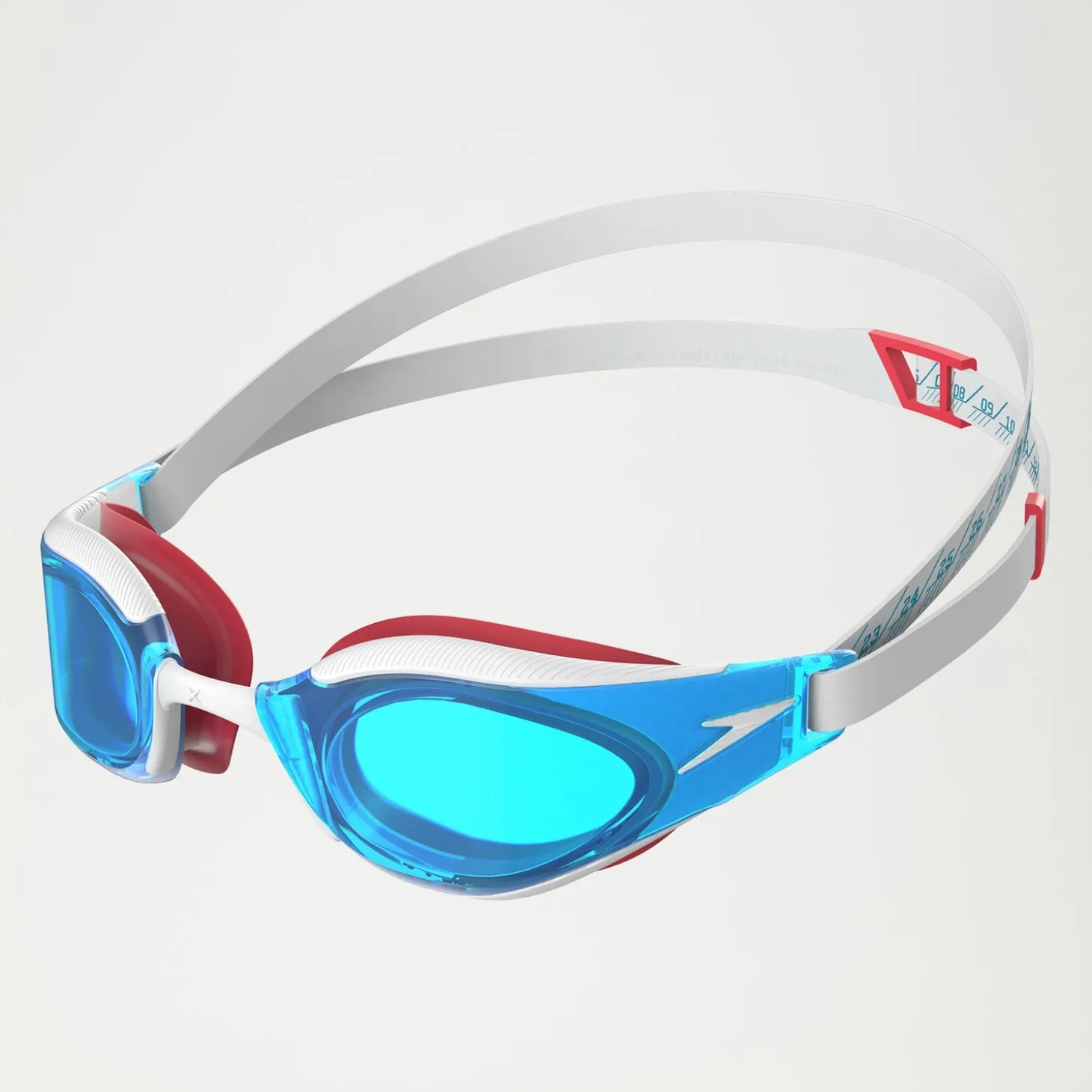 Clearance Lunettes de natation Adulte Fastskin Hyper Elite blanc/bleu/rouge Femme Compétition | Compétition