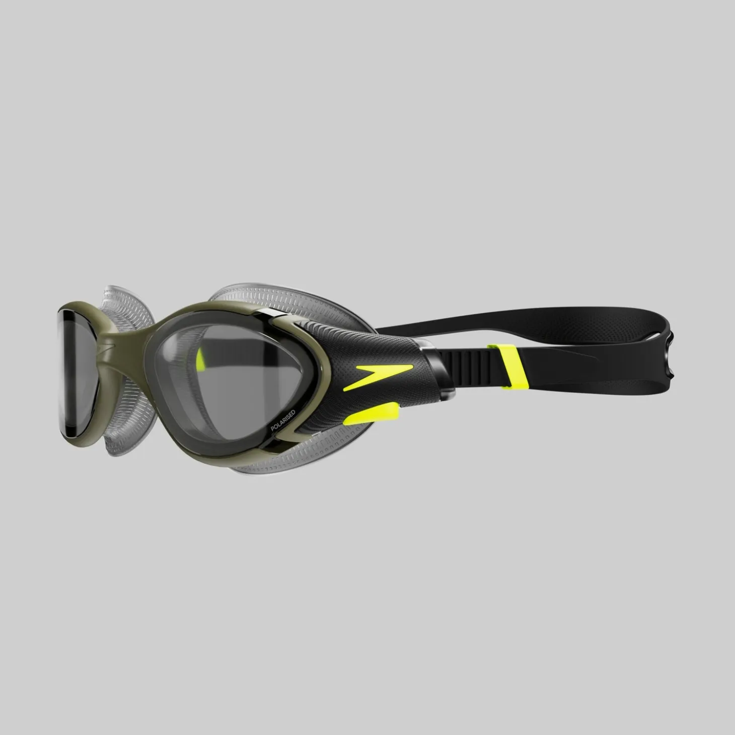 Shop Lunettes de natation polarisantes Biofuse 2.0 Adulte vert foncé/jaune Femme Fitness | Fitness