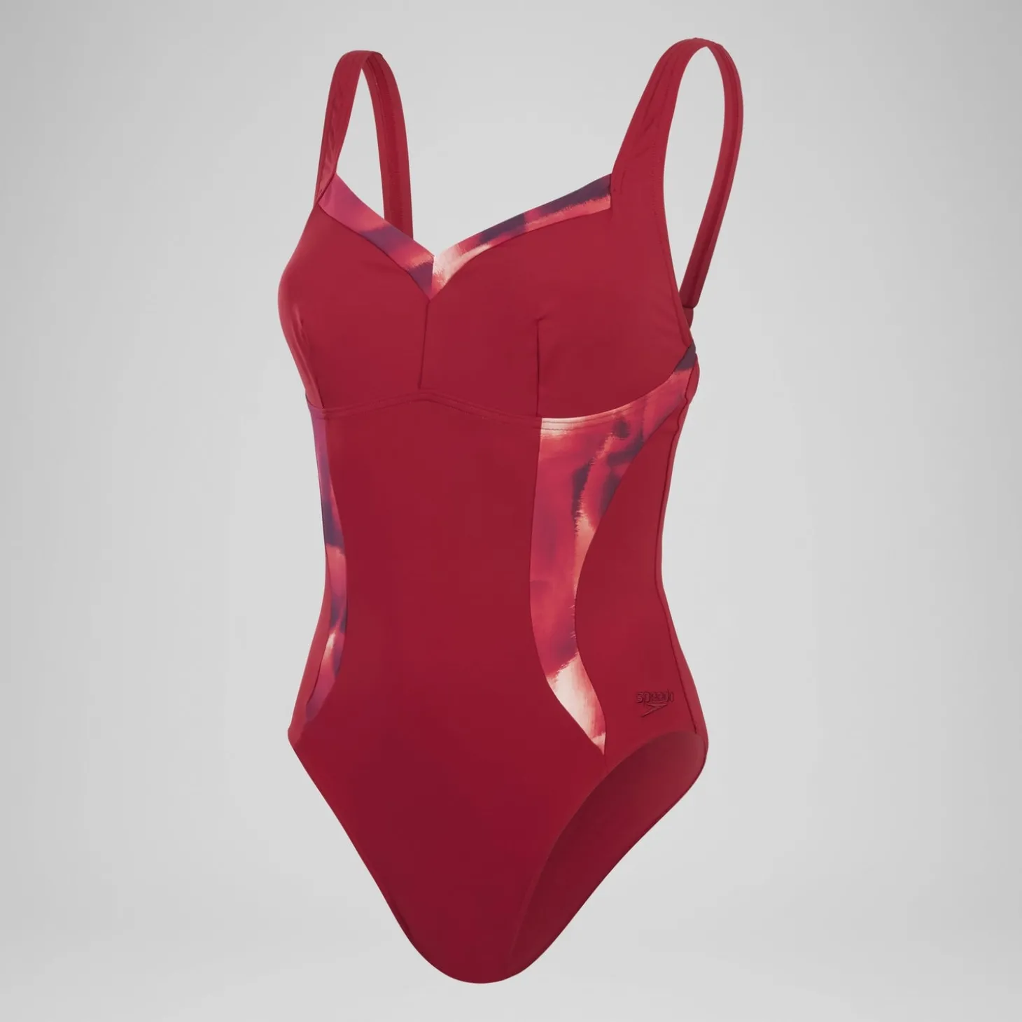 Online Maillot de bain 1 pièce à imprimé Shaping LunaElustre pour Femmes Rouge/Violet Femme Maillots Galbant