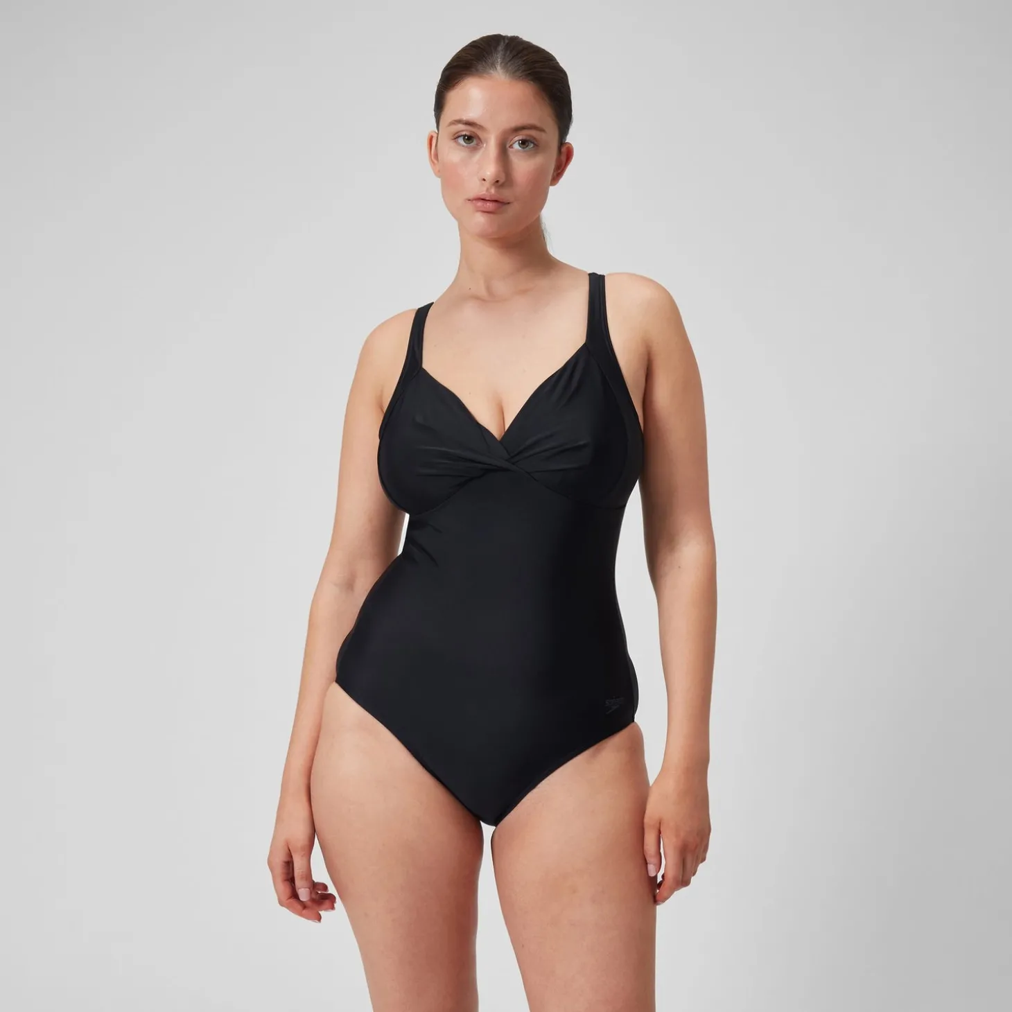 Best Sale Maillot de bain 1 pièce galbant noué croisé pour Femmes Noir Femme Maillots 1 Pièce | Maillots Galbant