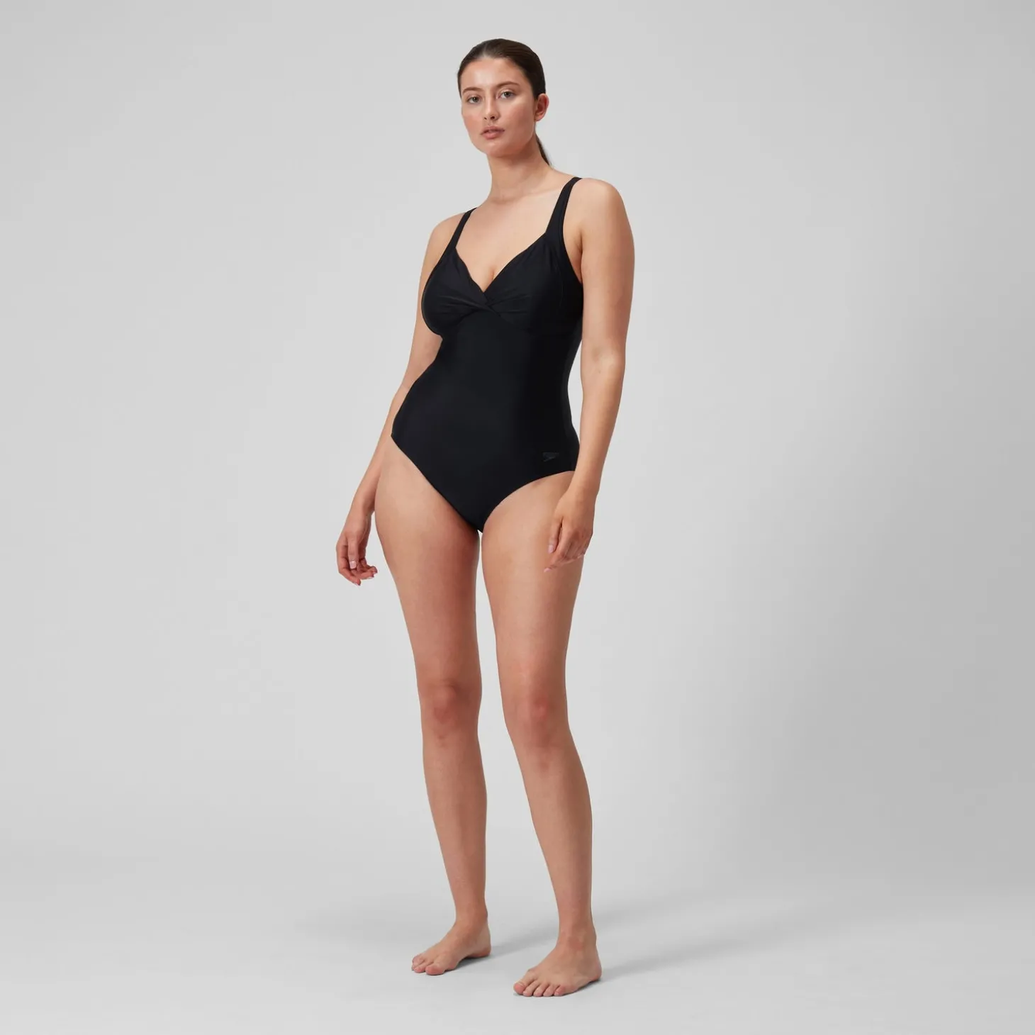 Best Sale Maillot de bain 1 pièce galbant noué croisé pour Femmes Noir Femme Maillots 1 Pièce | Maillots Galbant