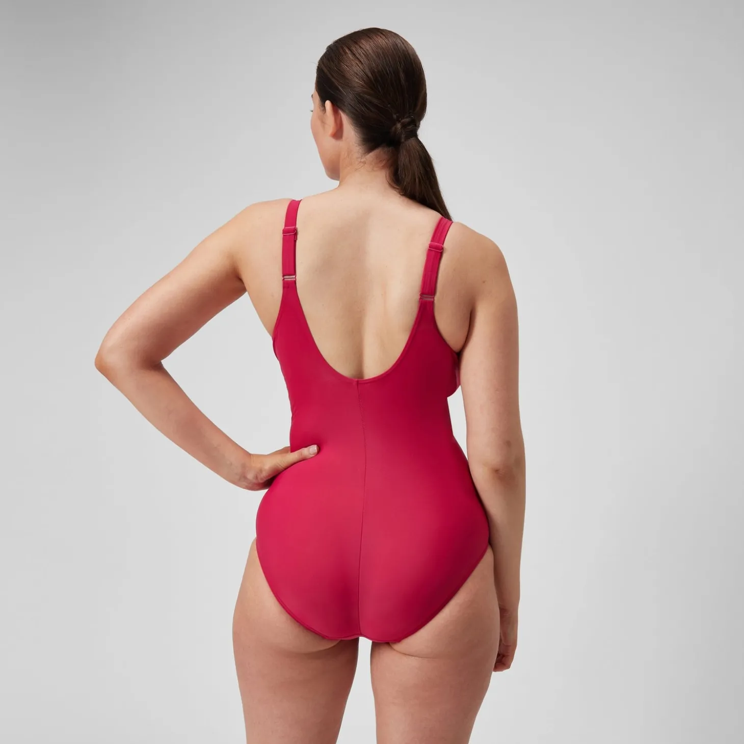 Cheap Maillot de bain 1 pièce galbant noué croisé pour Femmes Violet Femme Maillots Galbant